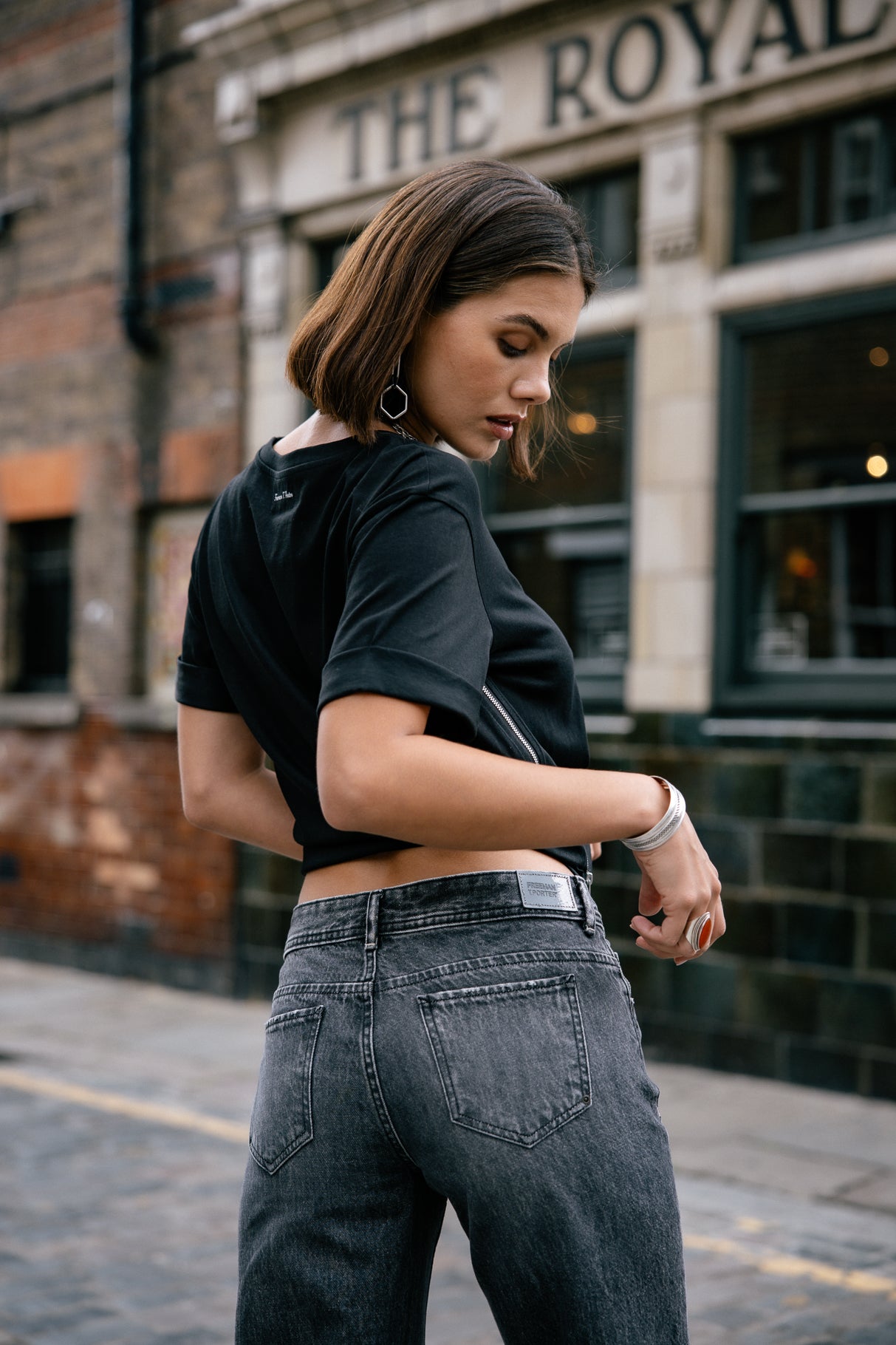 Jeans large taille basse Frau Agatha Denim seila | Freeman T. Porter