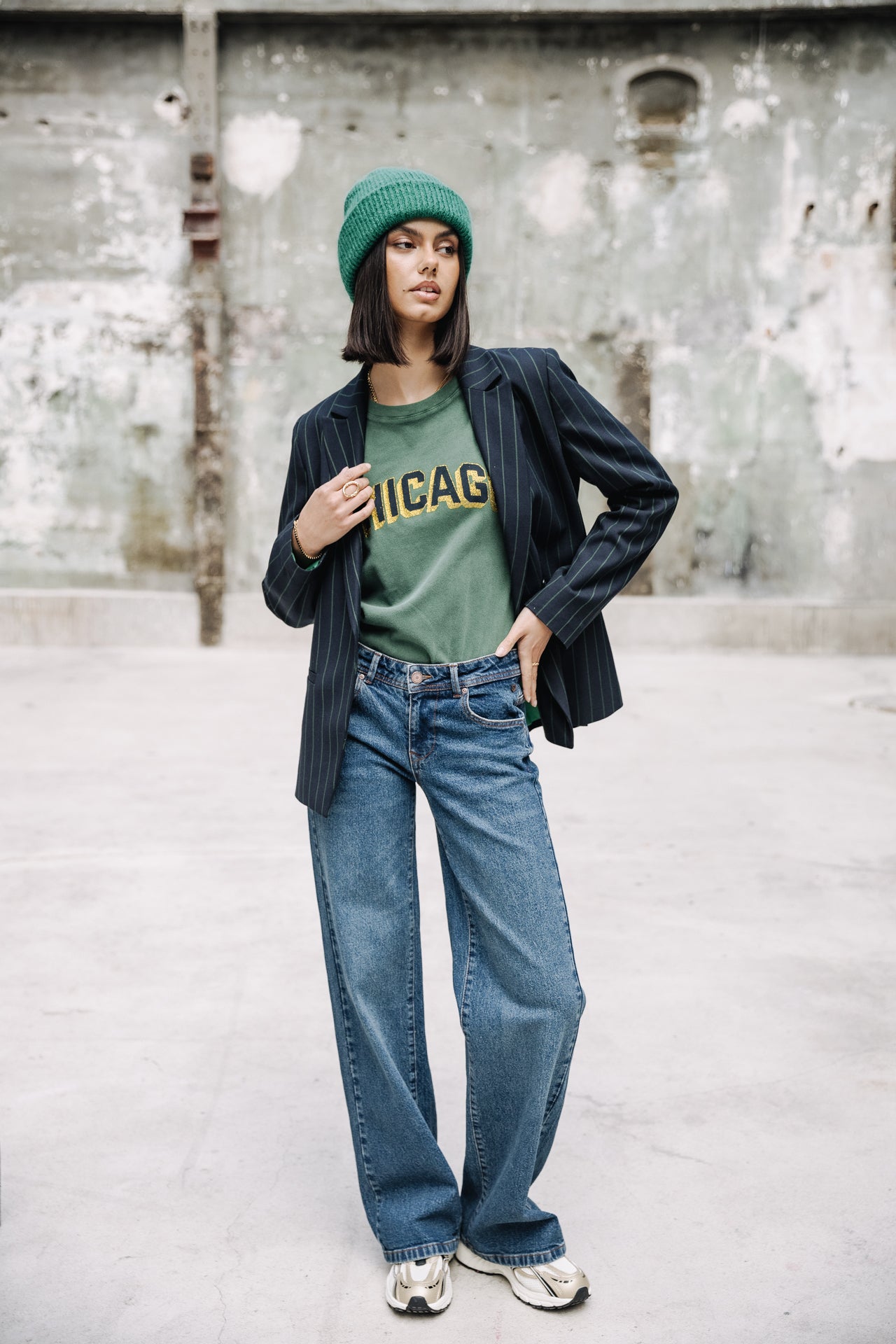 Jeans large taille basse Femme Agatha marvey | Freeman T. Porter