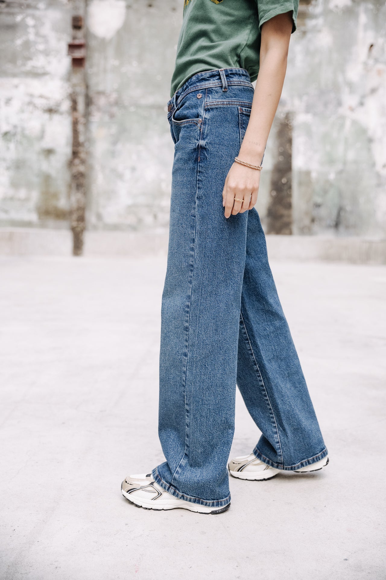 Jeans large taille basse Femme Agatha marvey | Freeman T. Porter