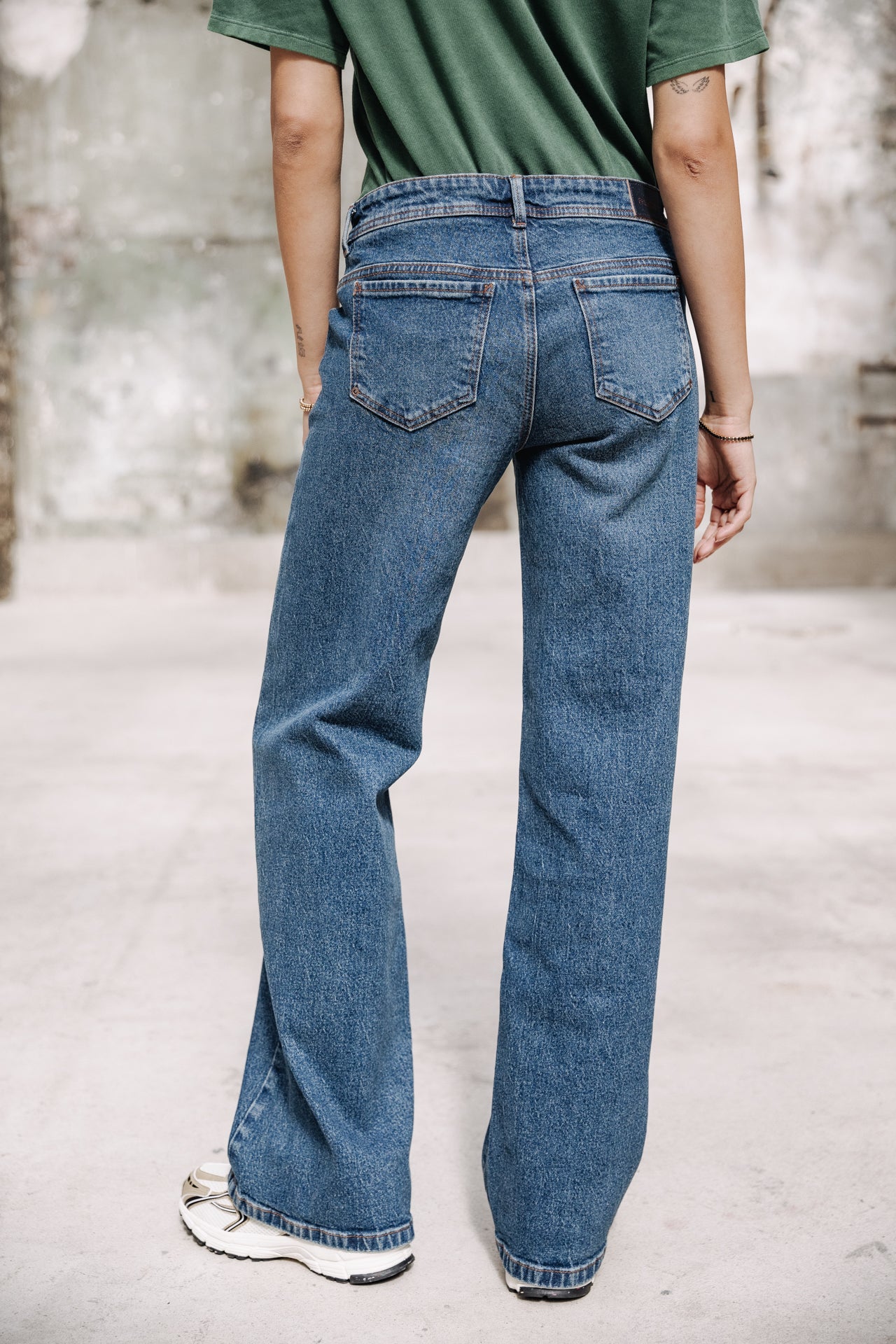 Jeans large taille basse Femme Agatha marvey | Freeman T. Porter