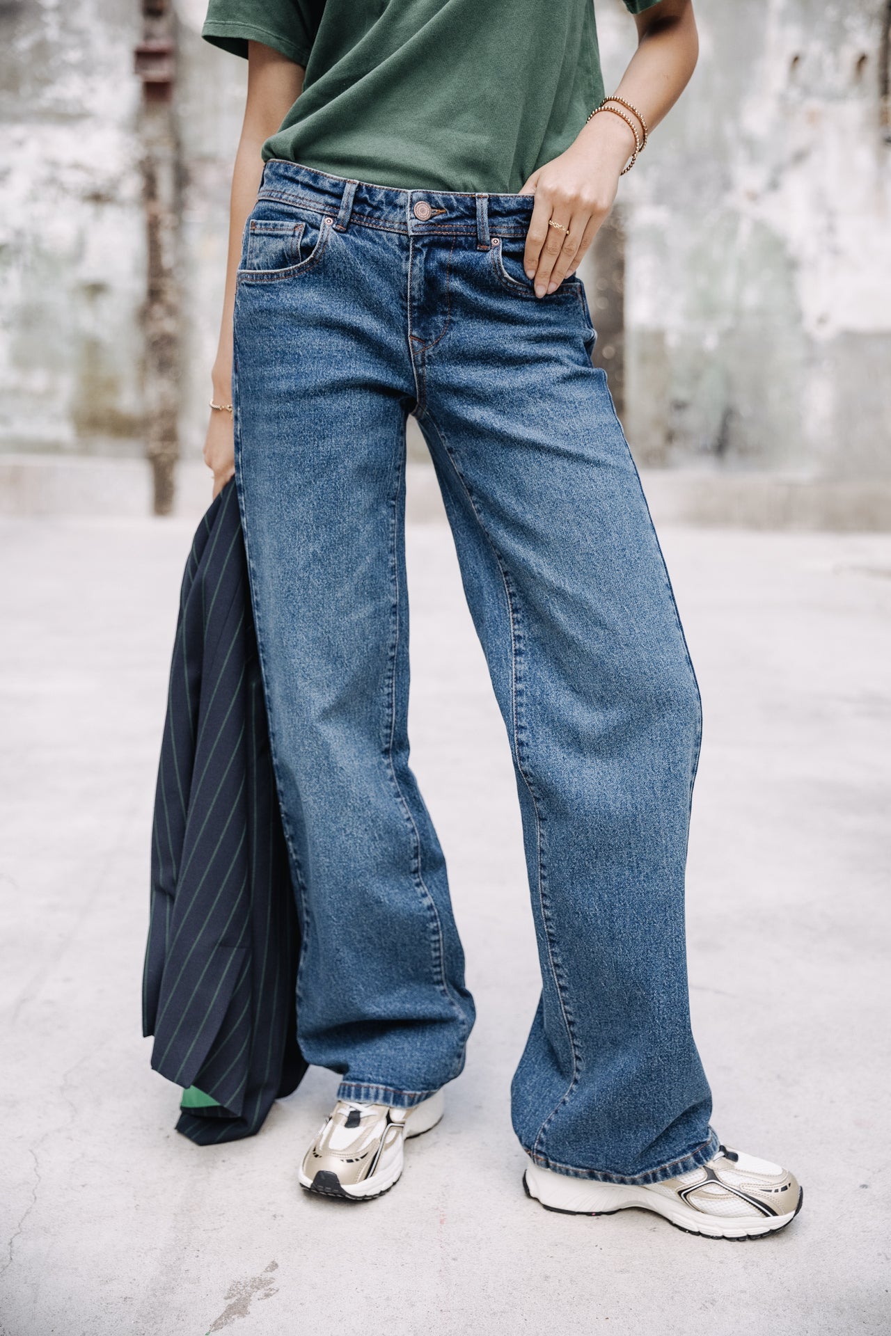 Jeans large taille basse Femme Agatha marvey | Freeman T. Porter