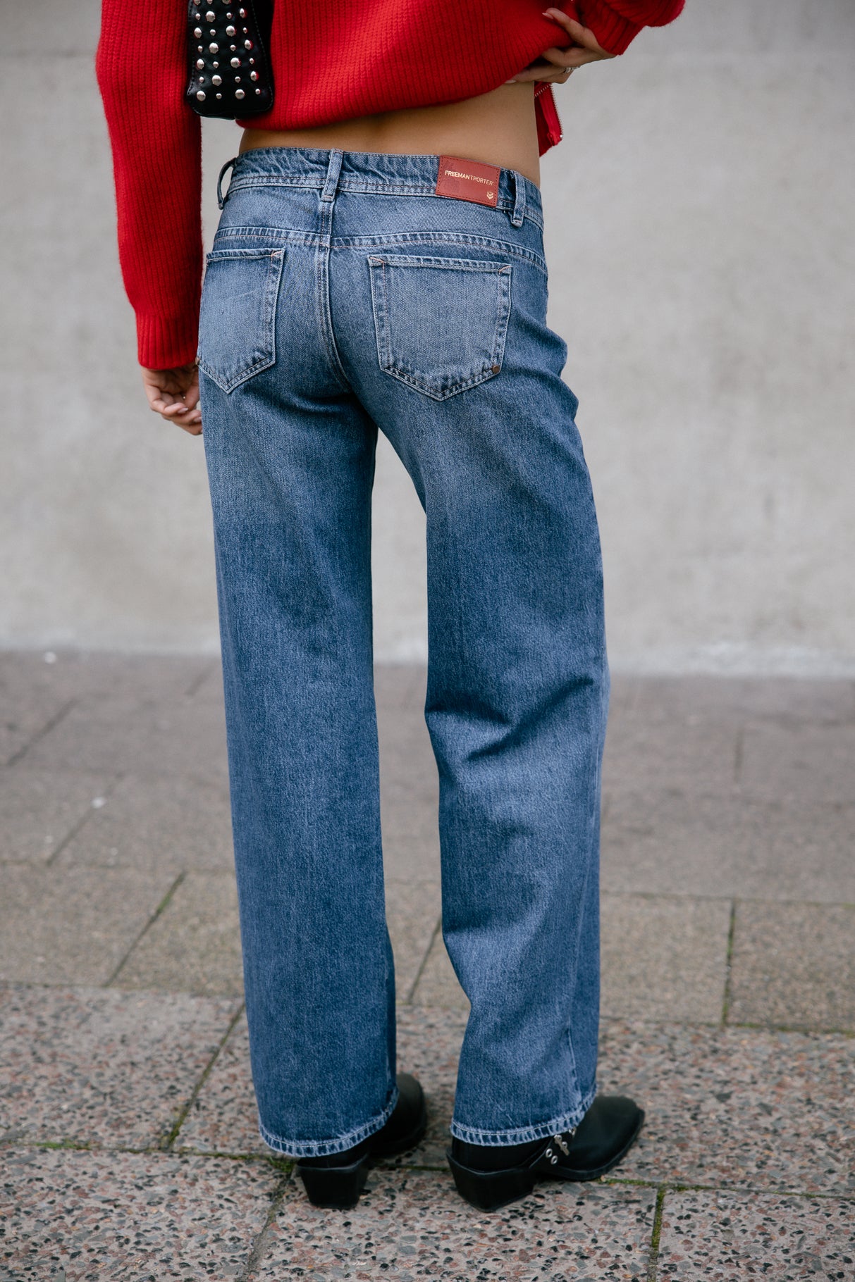 Jeans large taille basse Femme Agatha paolino | Freeman T. Porter