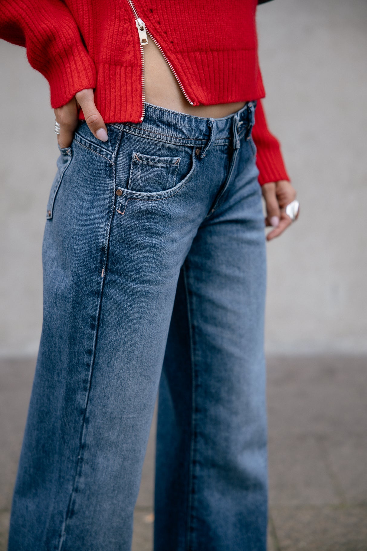 Jeans large taille basse Femme Agatha paolino | Freeman T. Porter