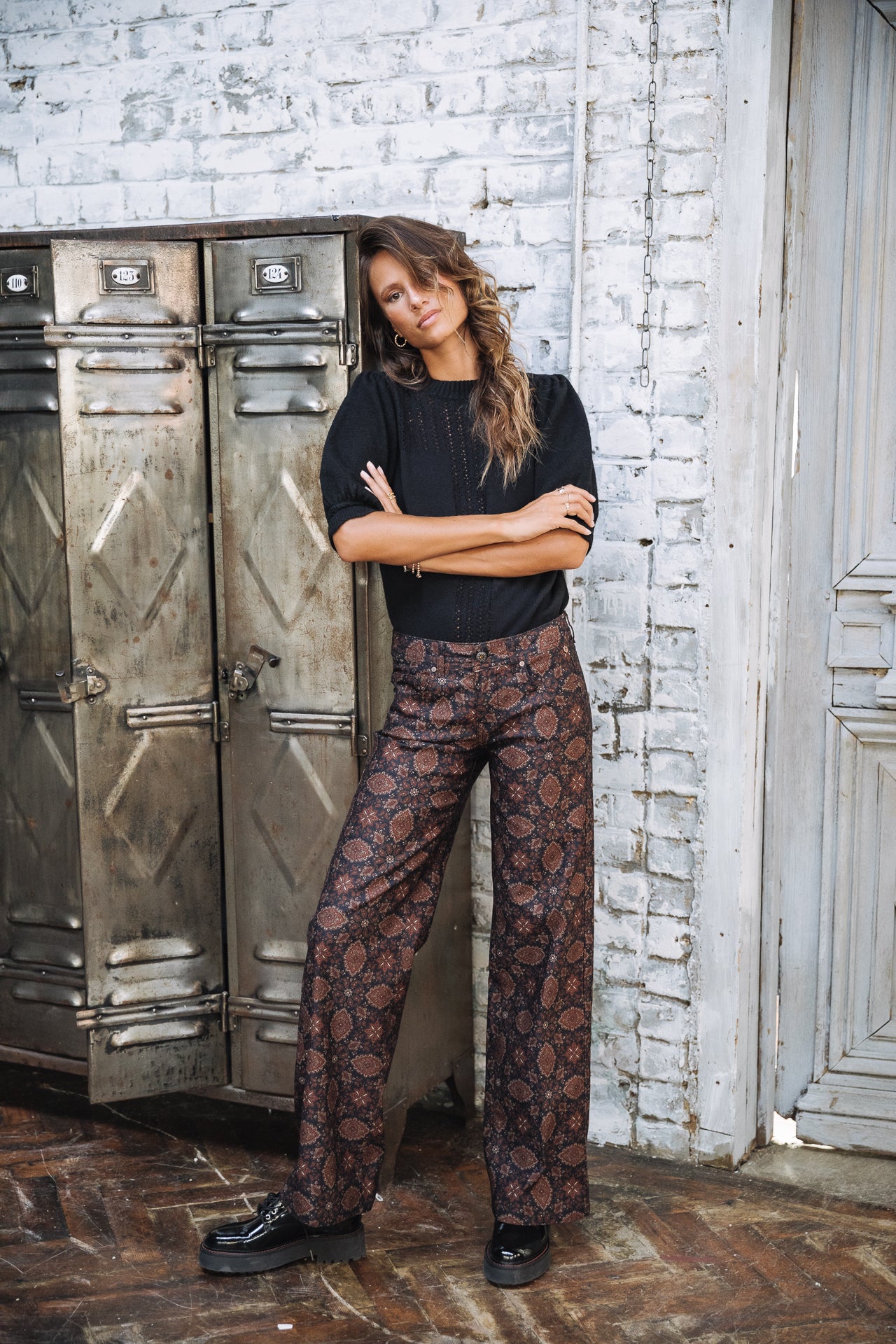 Pantalon large taille basse Femme Agatha Fairytale original | Freeman T. Porter