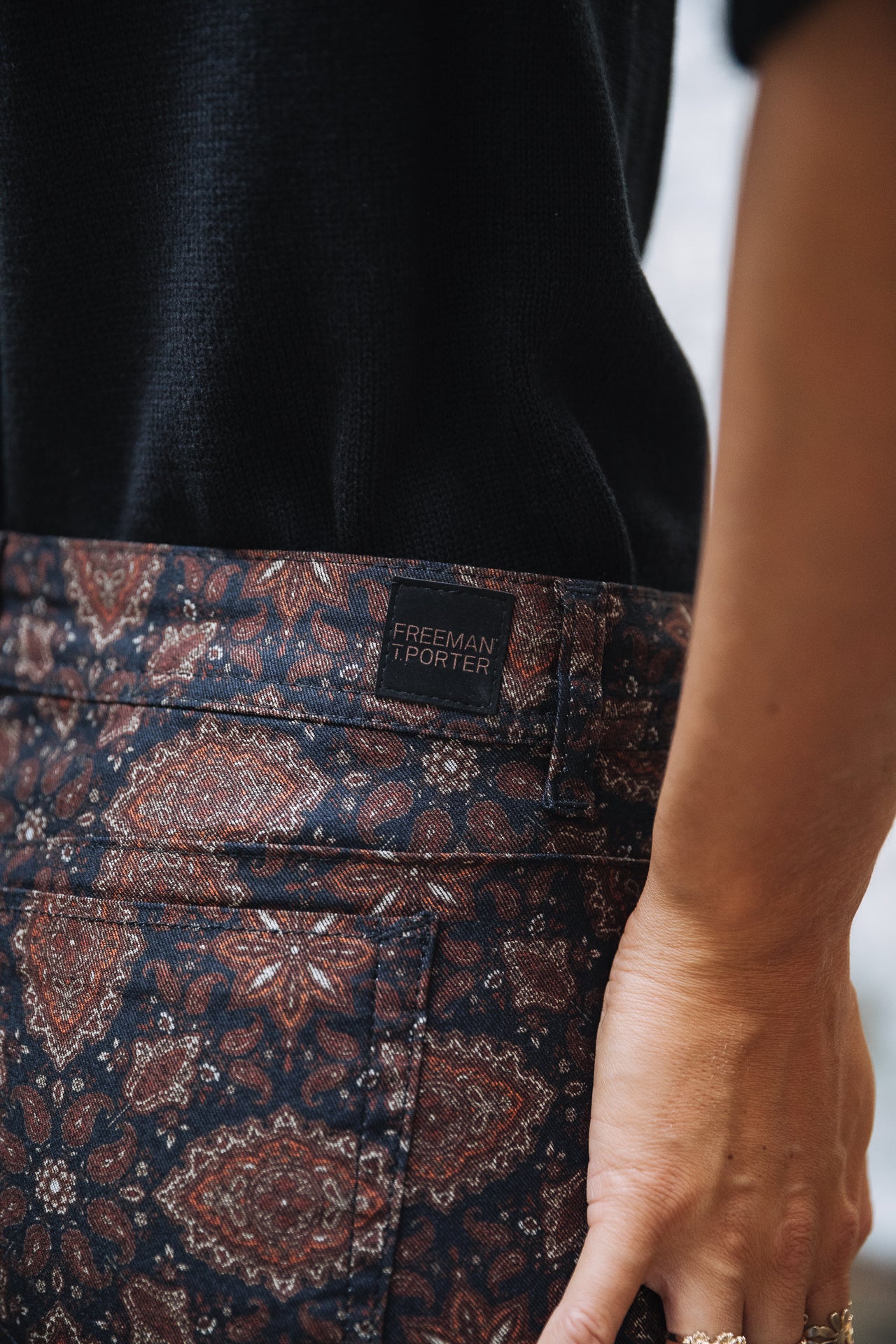 Pantalon large taille basse Femme Agatha Fairytale original | Freeman T. Porter