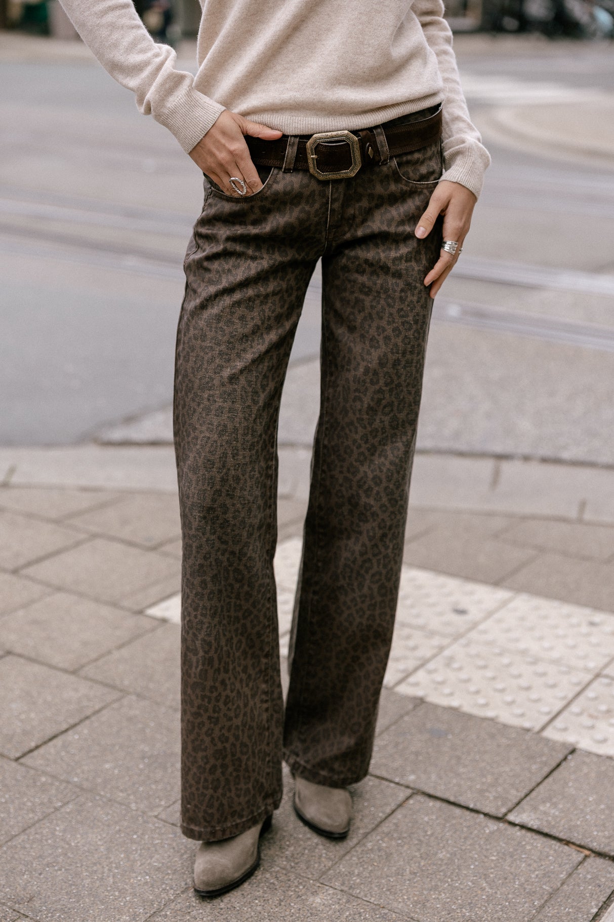 Pantalon large Agatha Indiana, original Freeman Porter