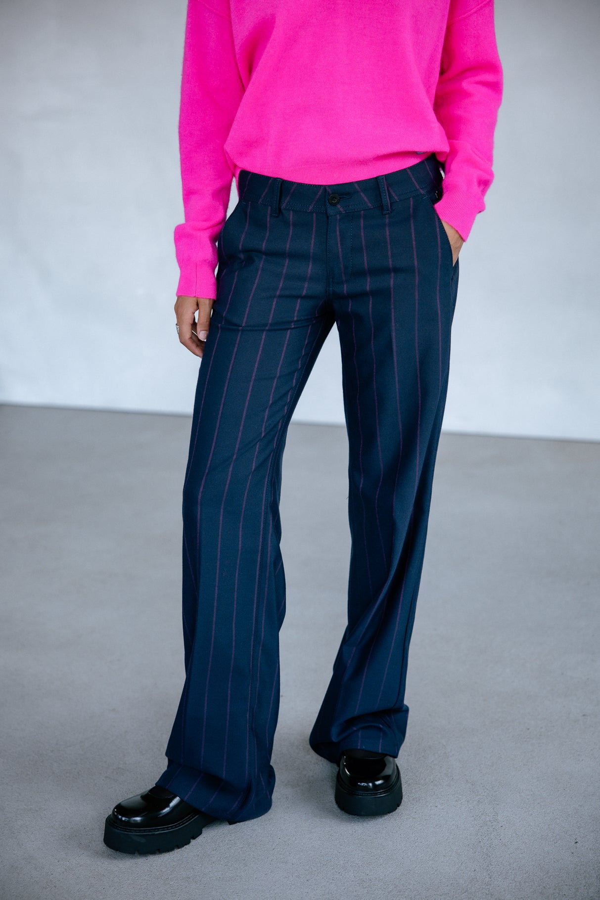 Pantalon large Femme Agatha Norfolk black | Freeman T. Porter