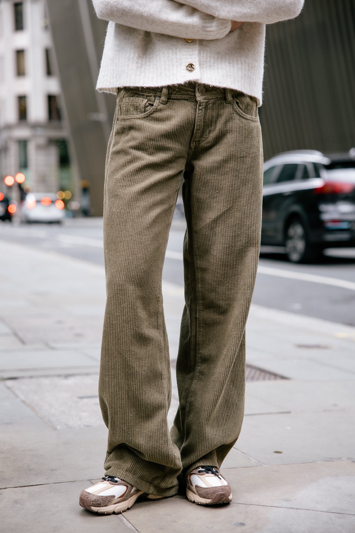 Pantalon large Femme Agatha Veluto forest night | Freeman T. Porter