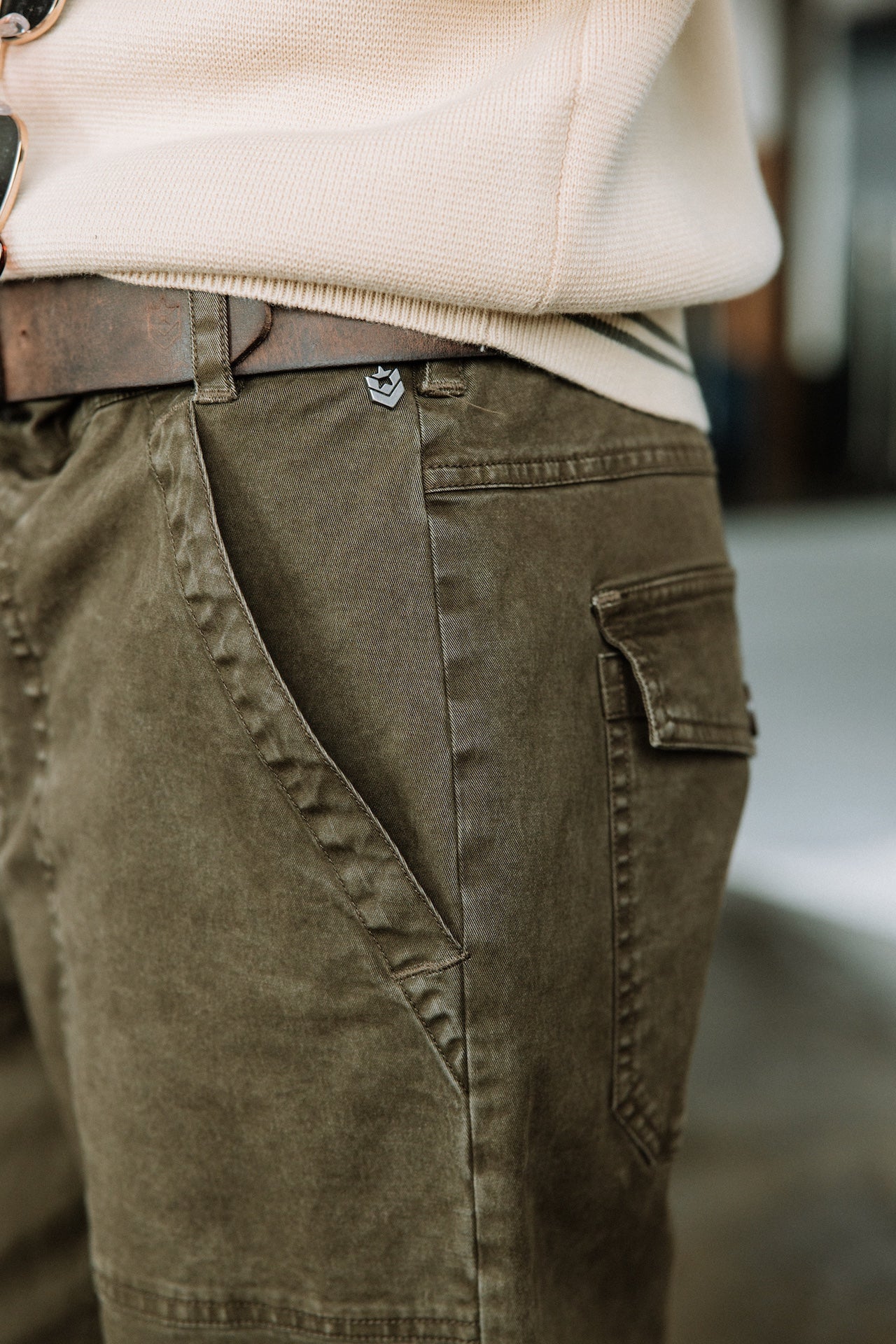 Casual pants Men Taco Mazaro khaki | Freeman T. Porter