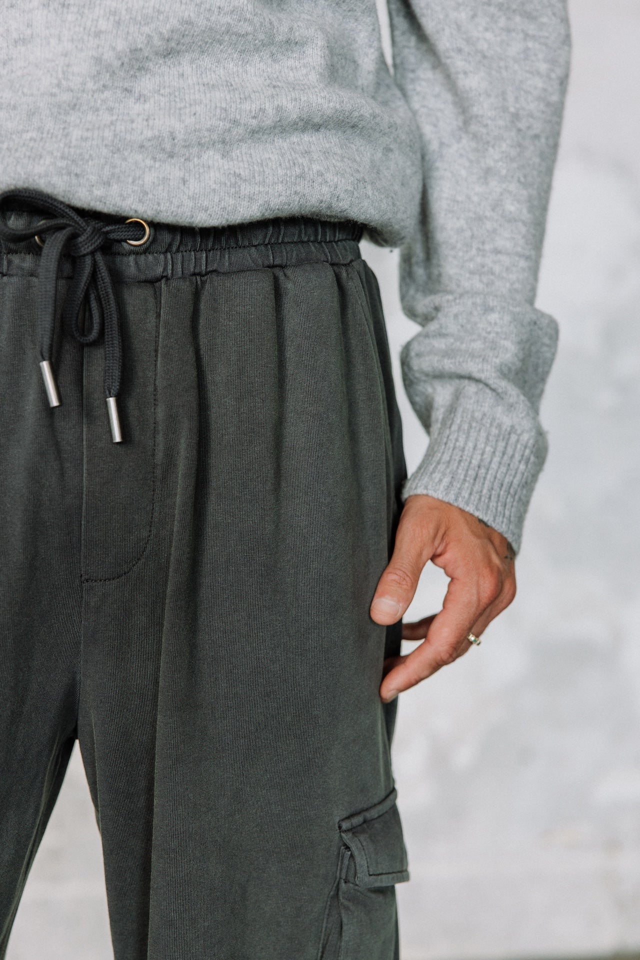 Pantalon slim Mann Miles Alpha anthra | Freeman T. Porter