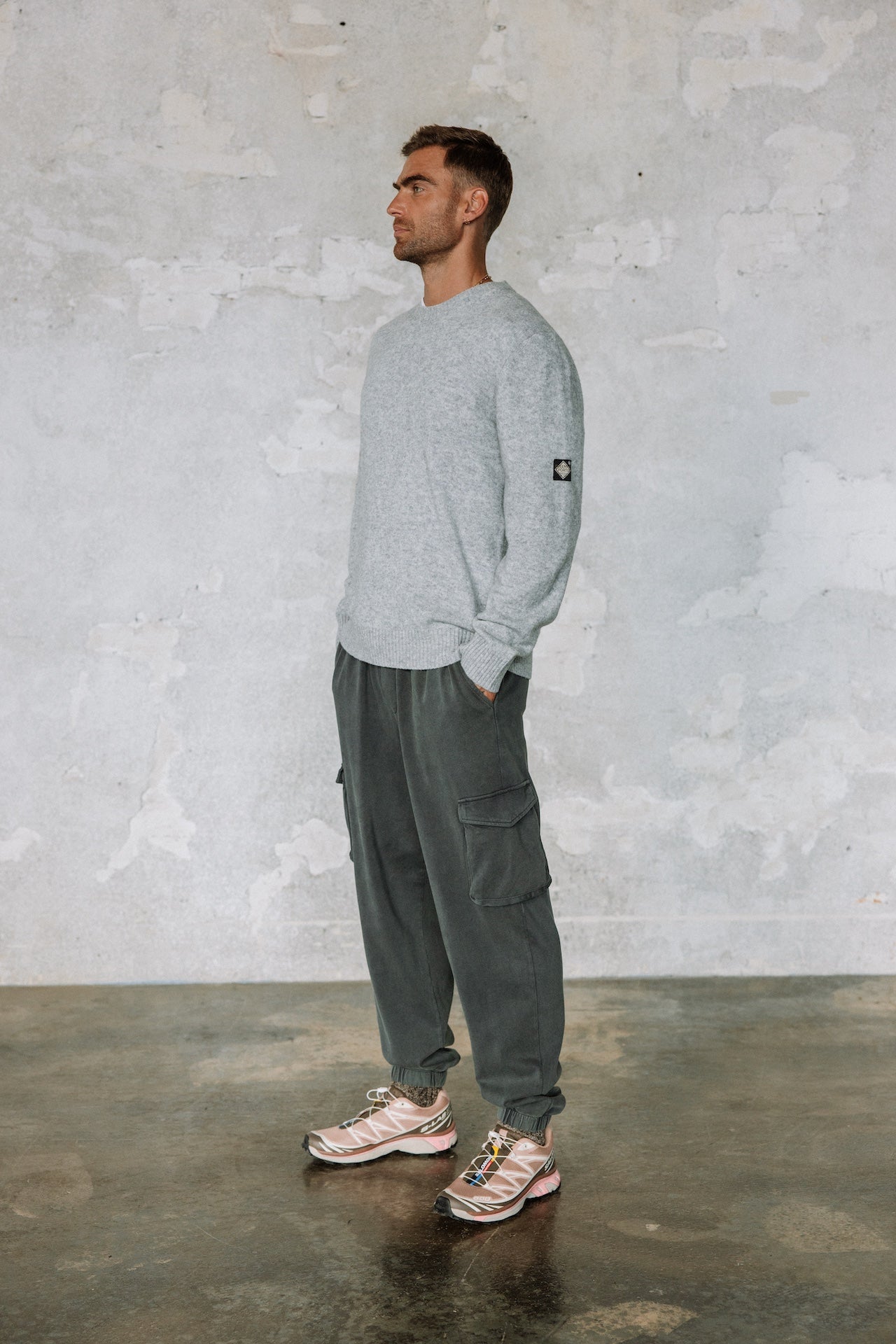 Pantalon slim Mann Miles Alpha anthra | Freeman T. Porter