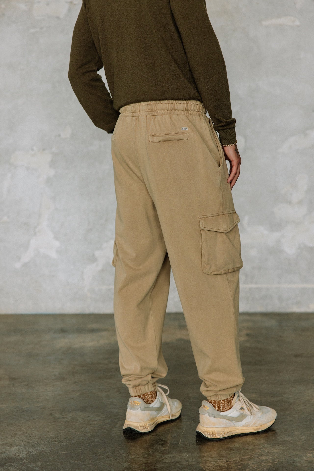 Pantalon slim Mann Miles Alpha beige | Freeman T. Porter