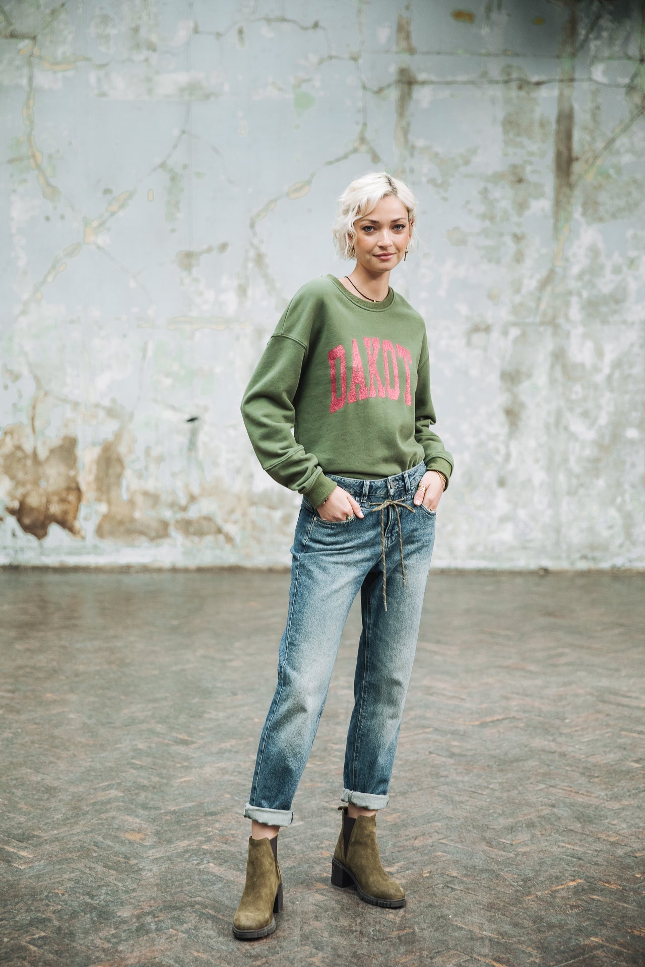 Jeans boyfriend Femme Loona power | Freeman T. Porter
