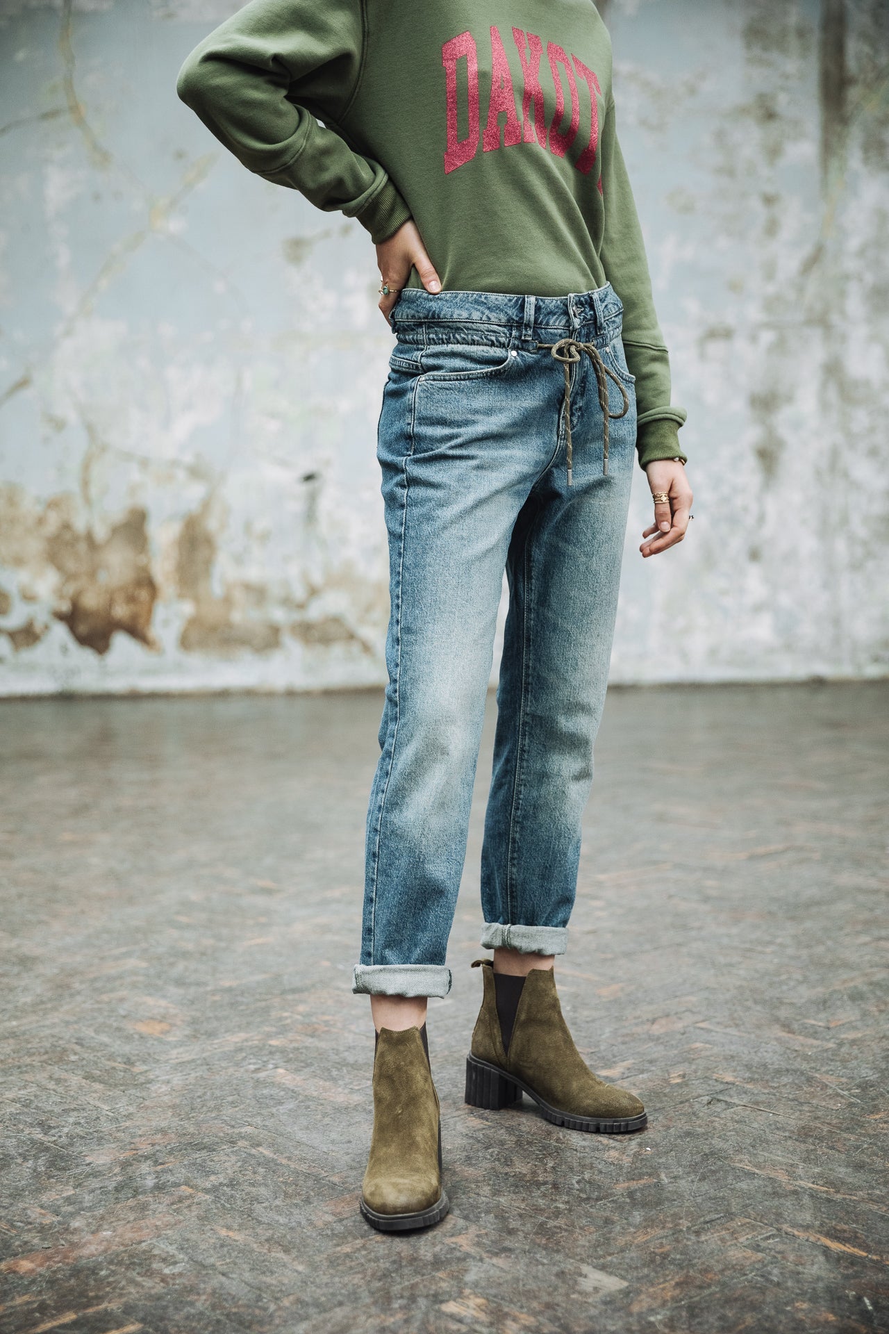 Jeans boyfriend Femme Loona power | Freeman T. Porter