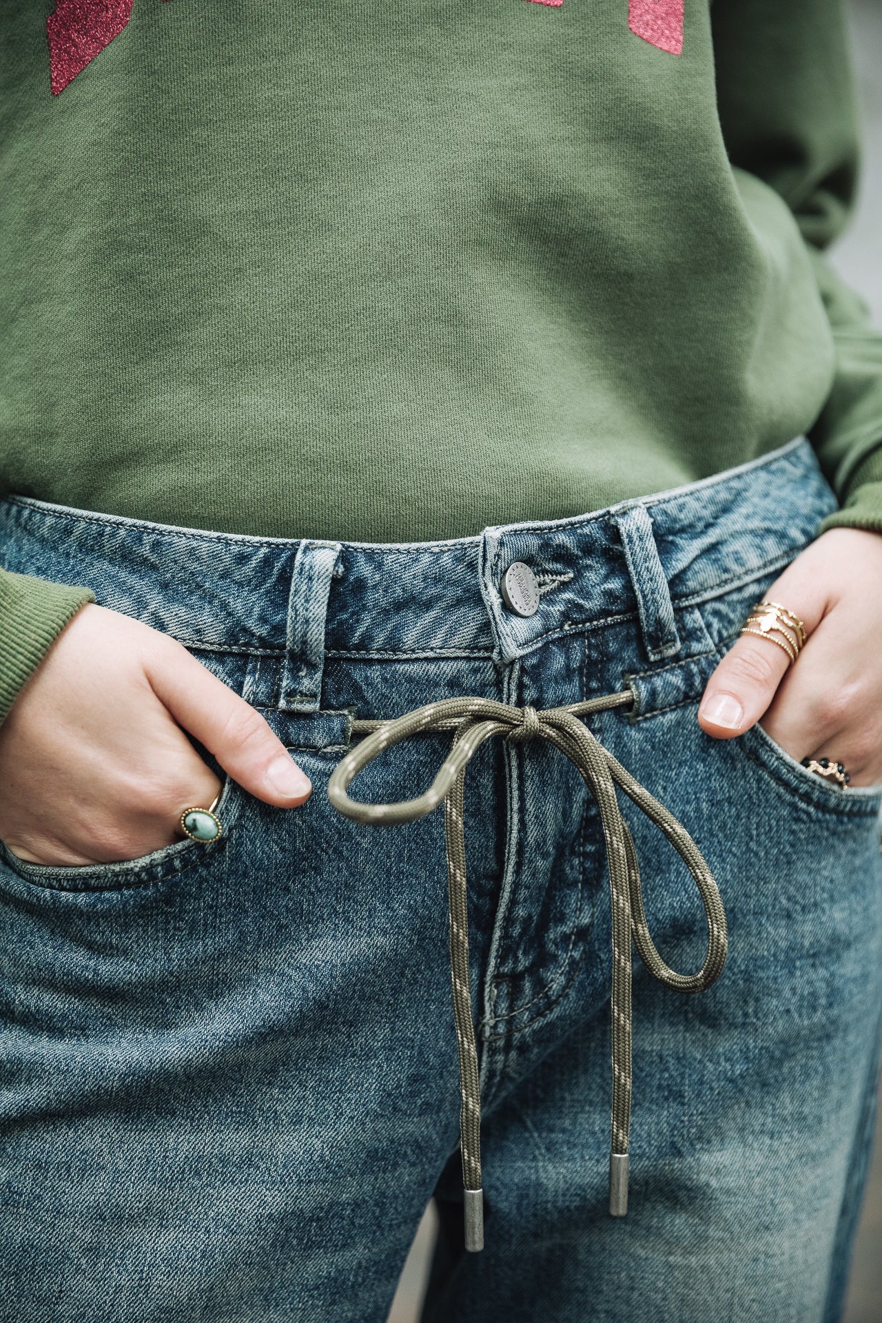 Jeans boyfriend Femme Loona power | Freeman T. Porter