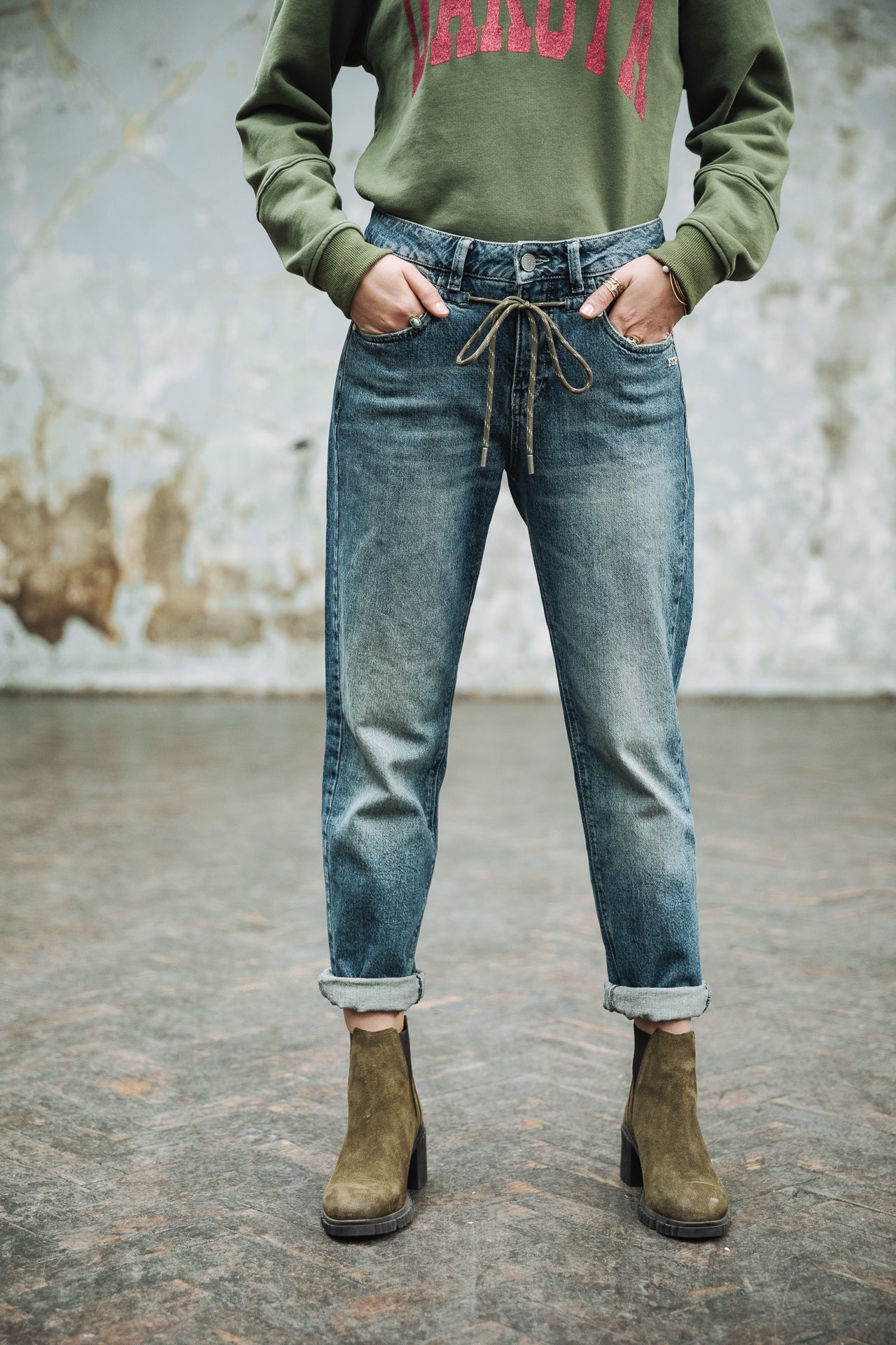 Jeans boyfriend Femme Loona power | Freeman T. Porter