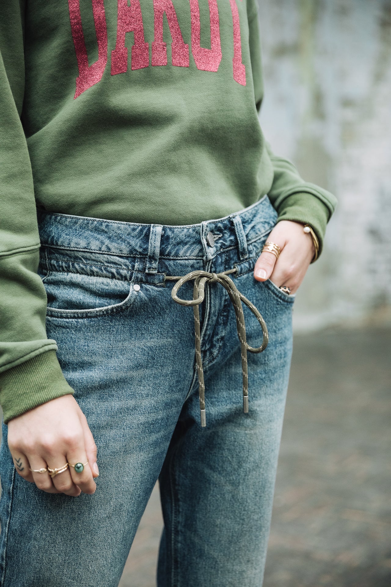 Jeans boyfriend Femme Loona power | Freeman T. Porter