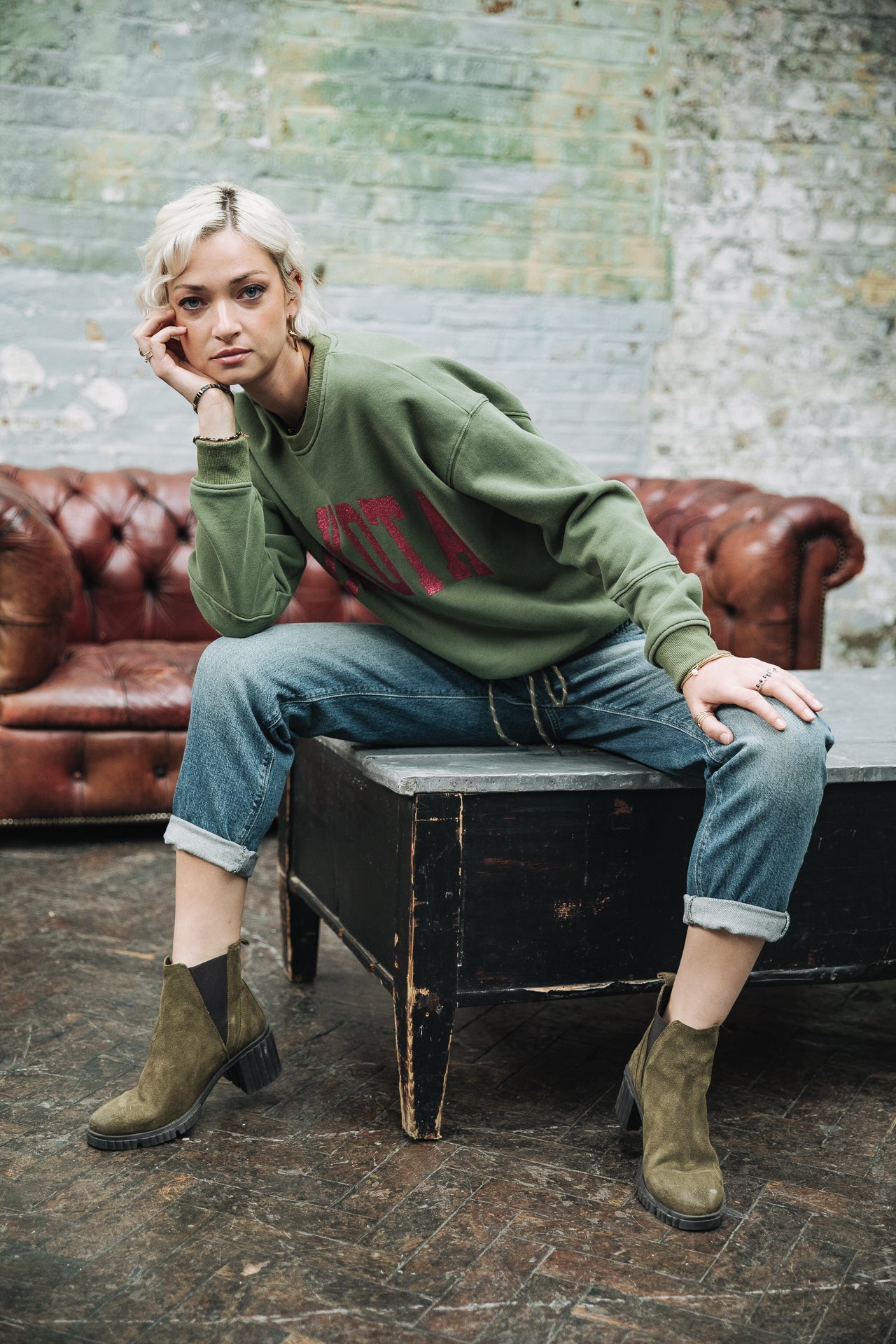 Jeans boyfriend Femme Loona power | Freeman T. Porter