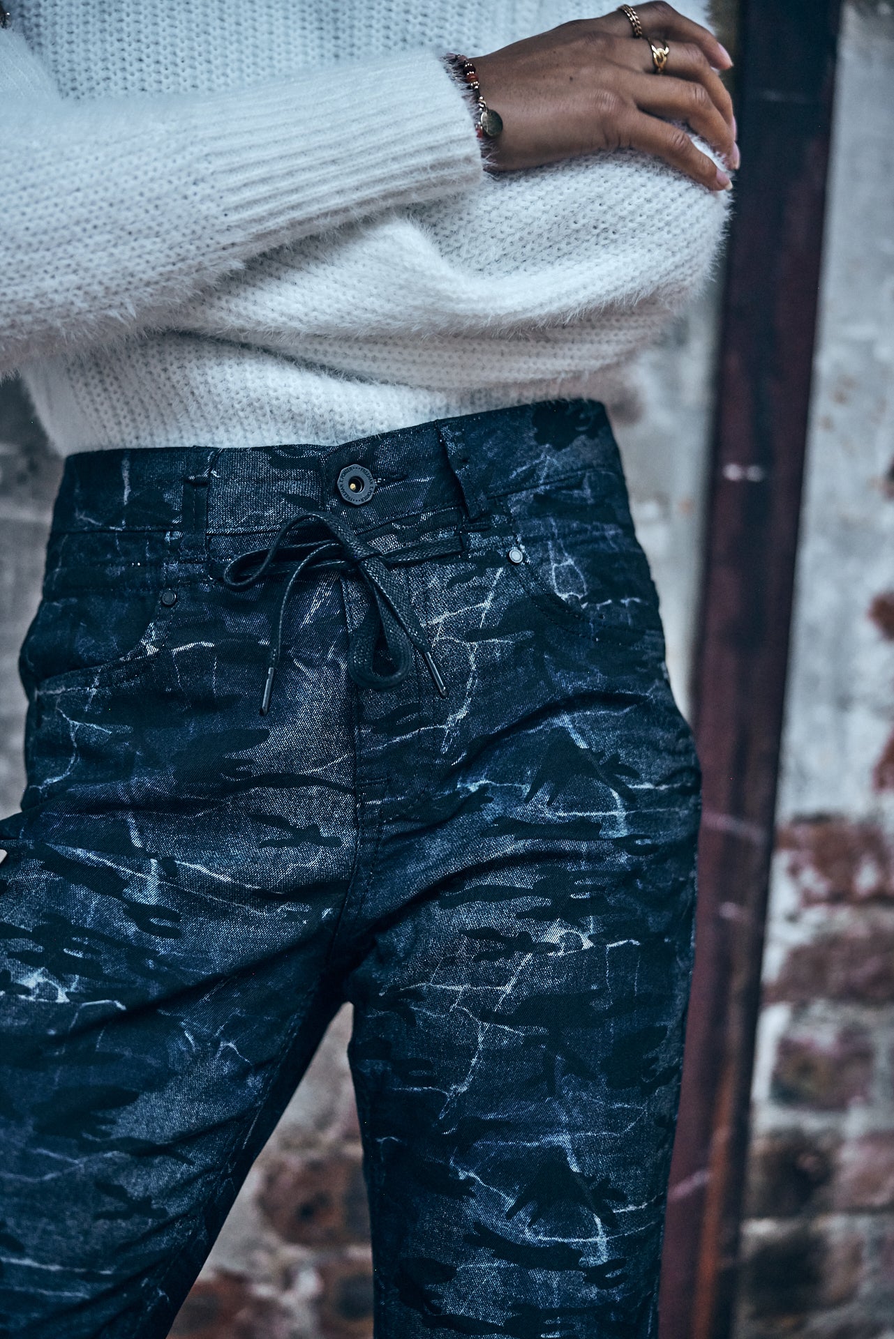 Pantalon boyfriend Femme Loona Martial original | Freeman T. Porter