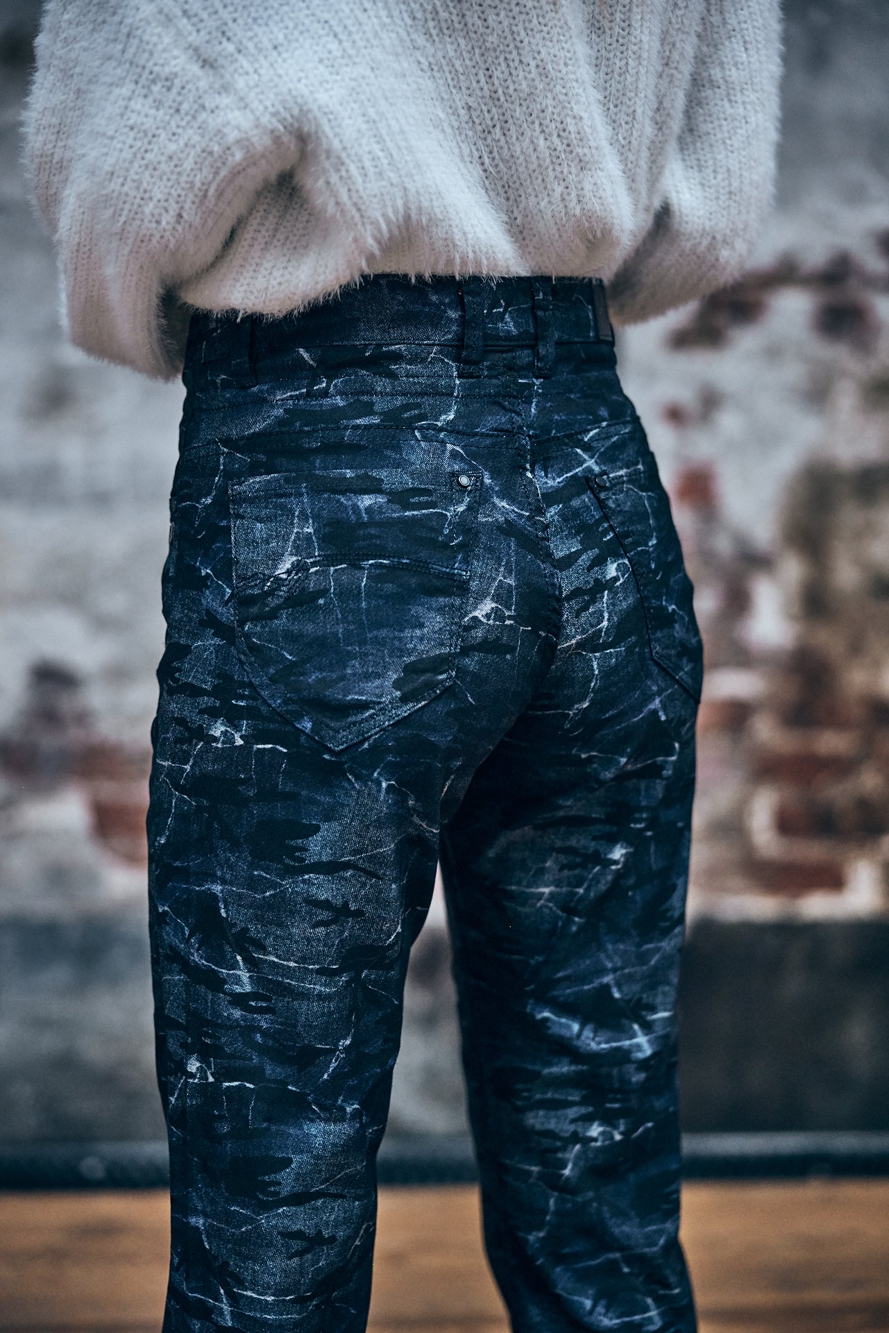 Pantalon boyfriend Femme Loona Martial original | Freeman T. Porter