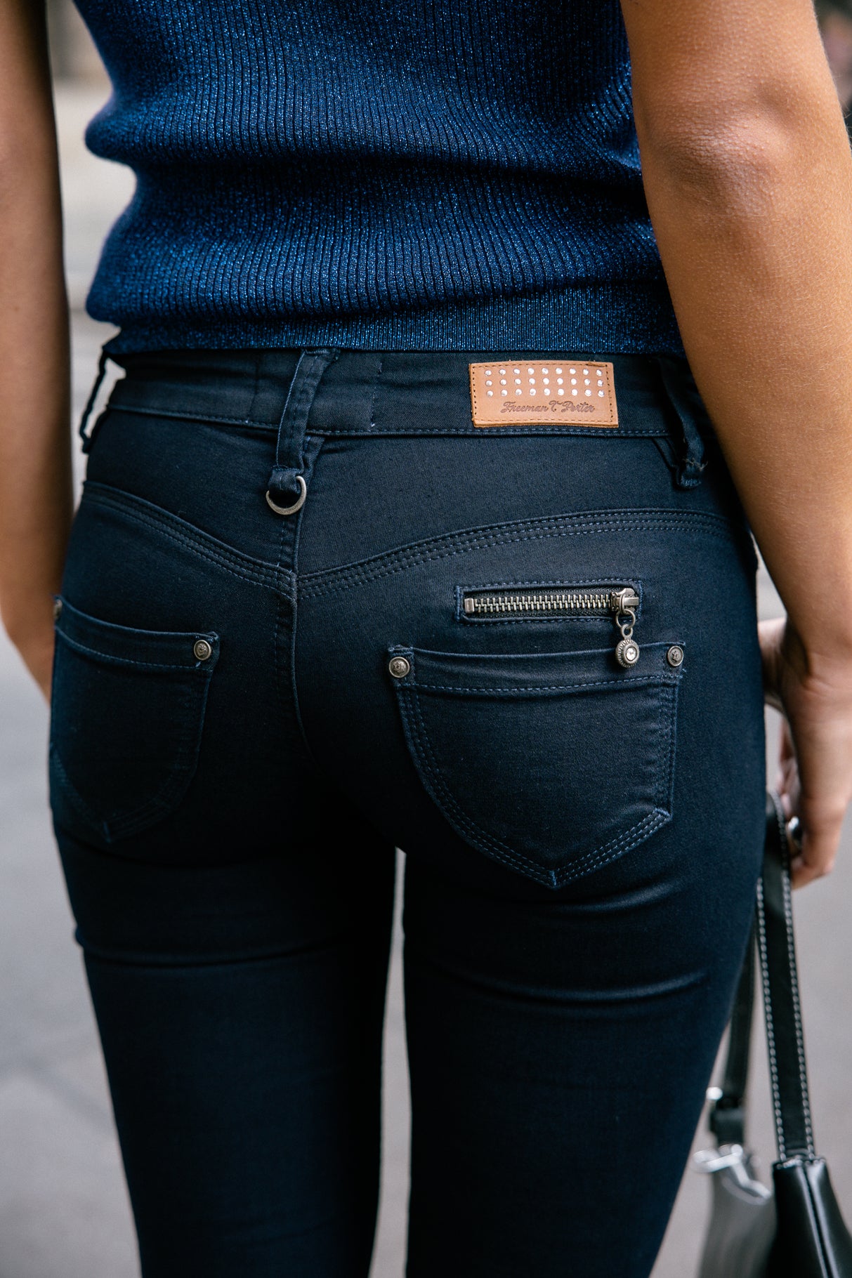 Jeans slim Femme Alexa Slim flora | Freeman T. Porter