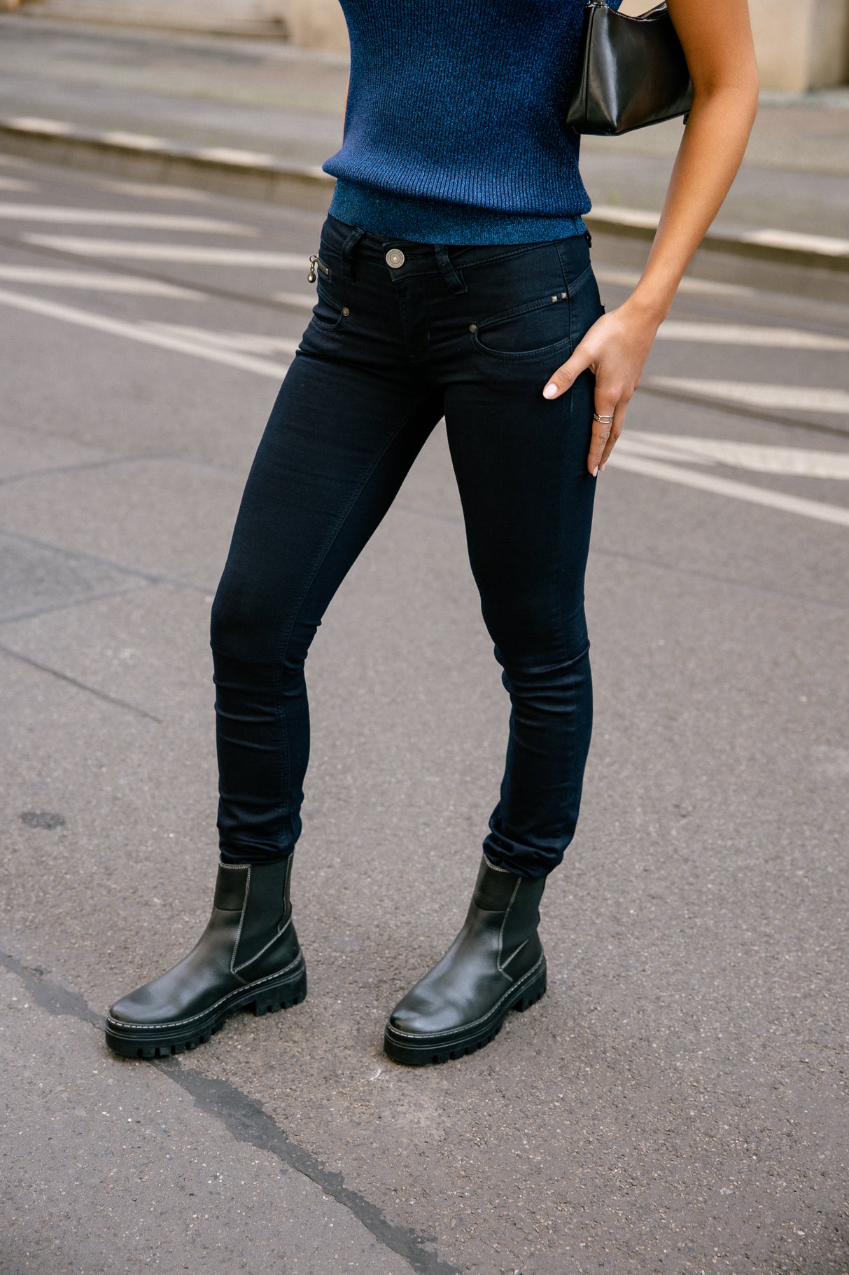Jeans slim Femme Alexa Slim flora | Freeman T. Porter
