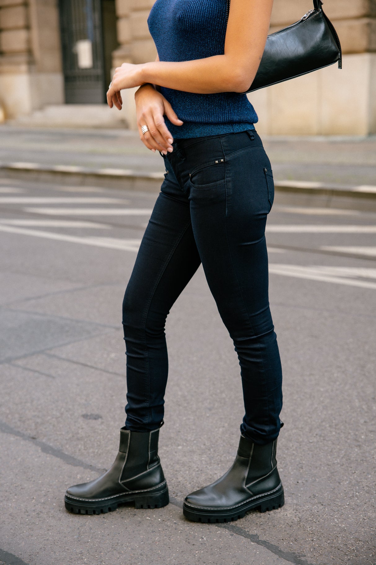 Jeans slim Femme Alexa Slim flora | Freeman T. Porter