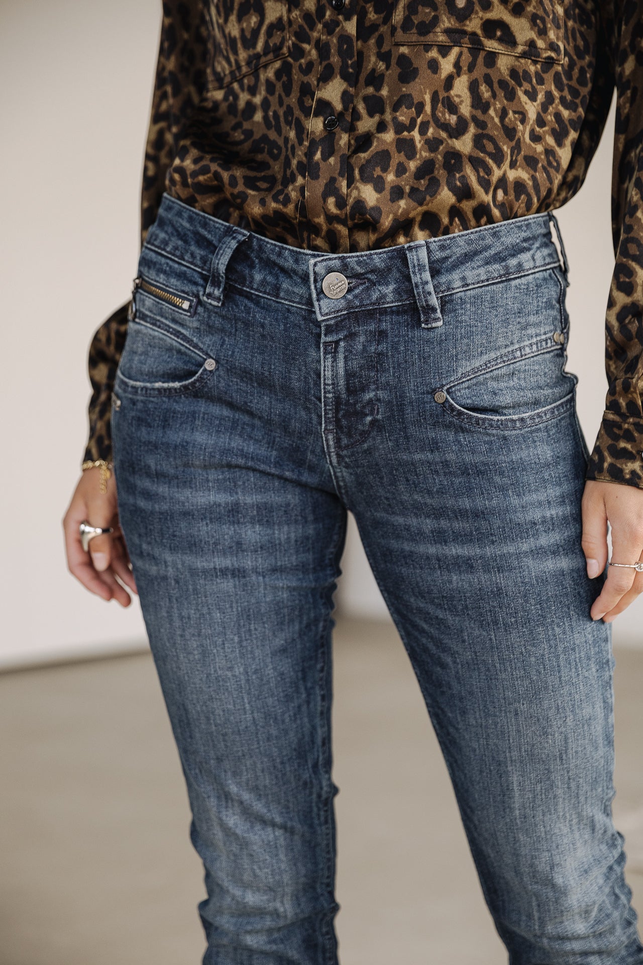Jeans slim Femme Alexa Slim solva | Freeman T. Porter