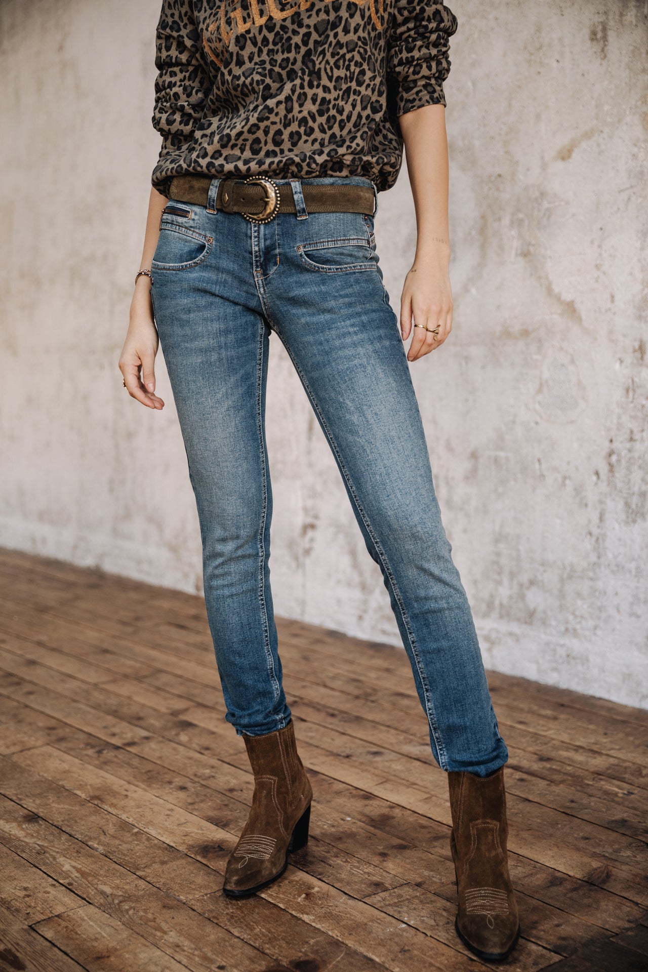 Jeans slim Mujer Alexa Slim miego | Freeman T. Porter