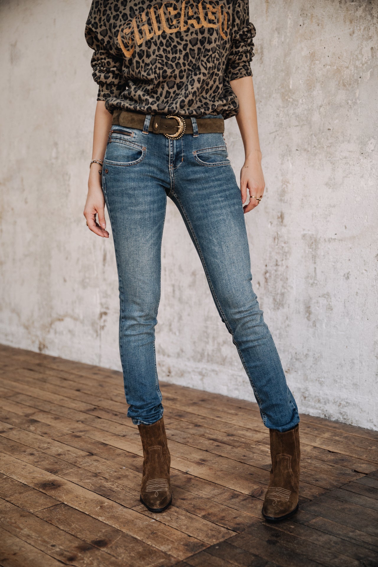 Jeans slim Woman Alexa Slim miego | Freeman T. Porter