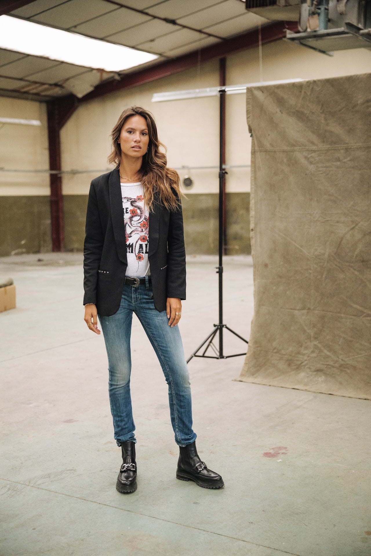 Röhrenjeans Frau Alexa Slim pacific | Freeman T. Porter
