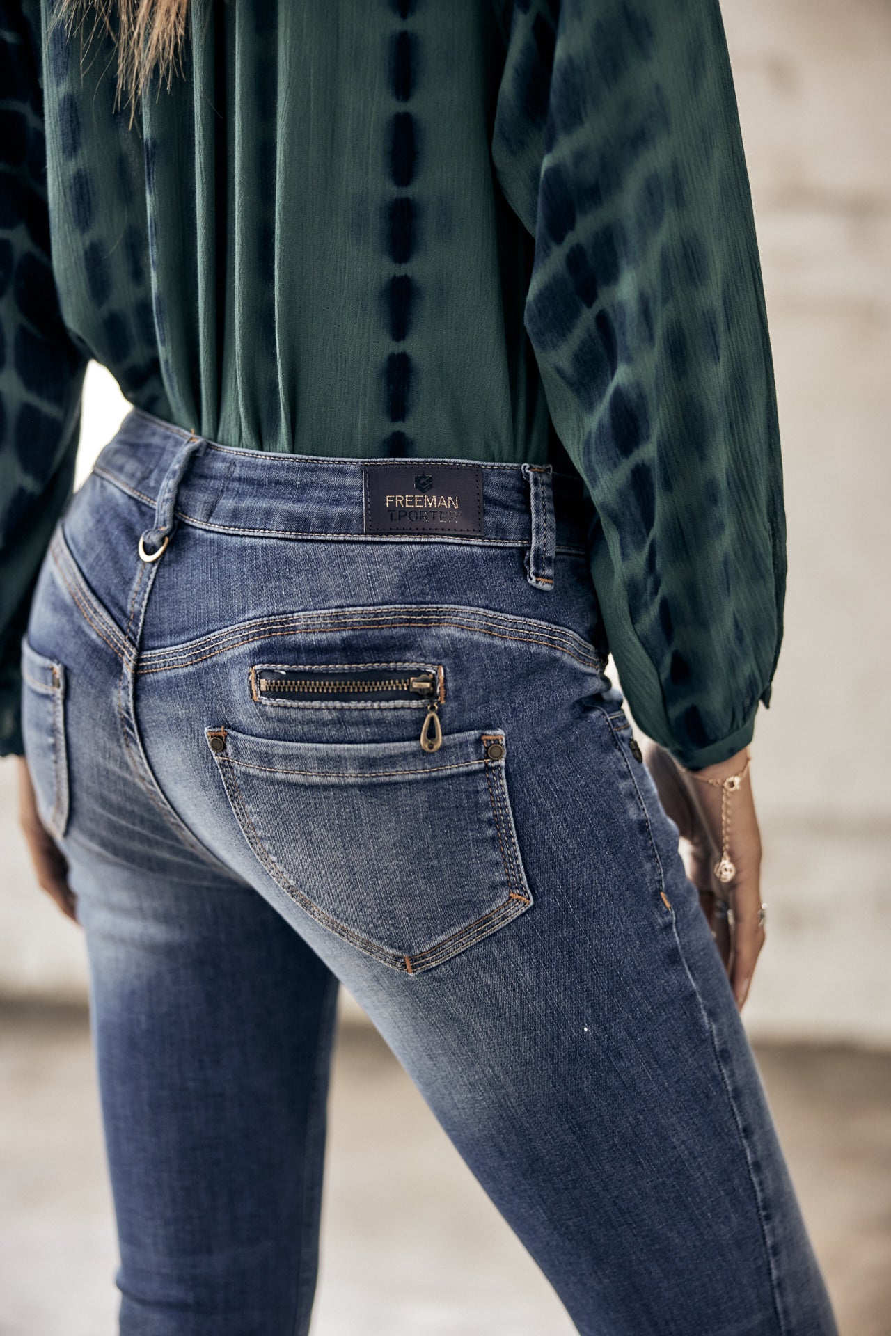 Jeans slim Femme Alexa Slim pacific | Freeman T. Porter