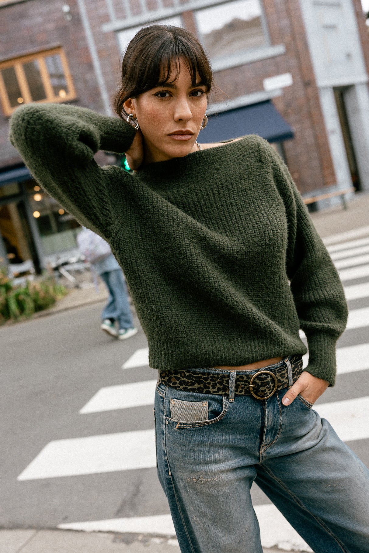 Boyfriend-Jeans Frau Maeva sienne | Freeman T. Porter