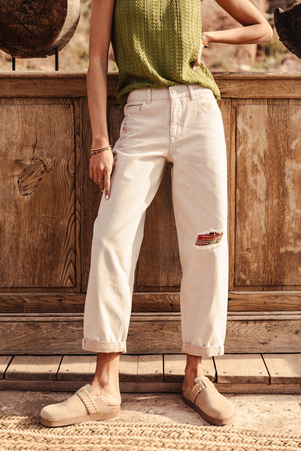 Jeans boyfriend Femme Maeva Denim bilzen | Freeman T. Porter