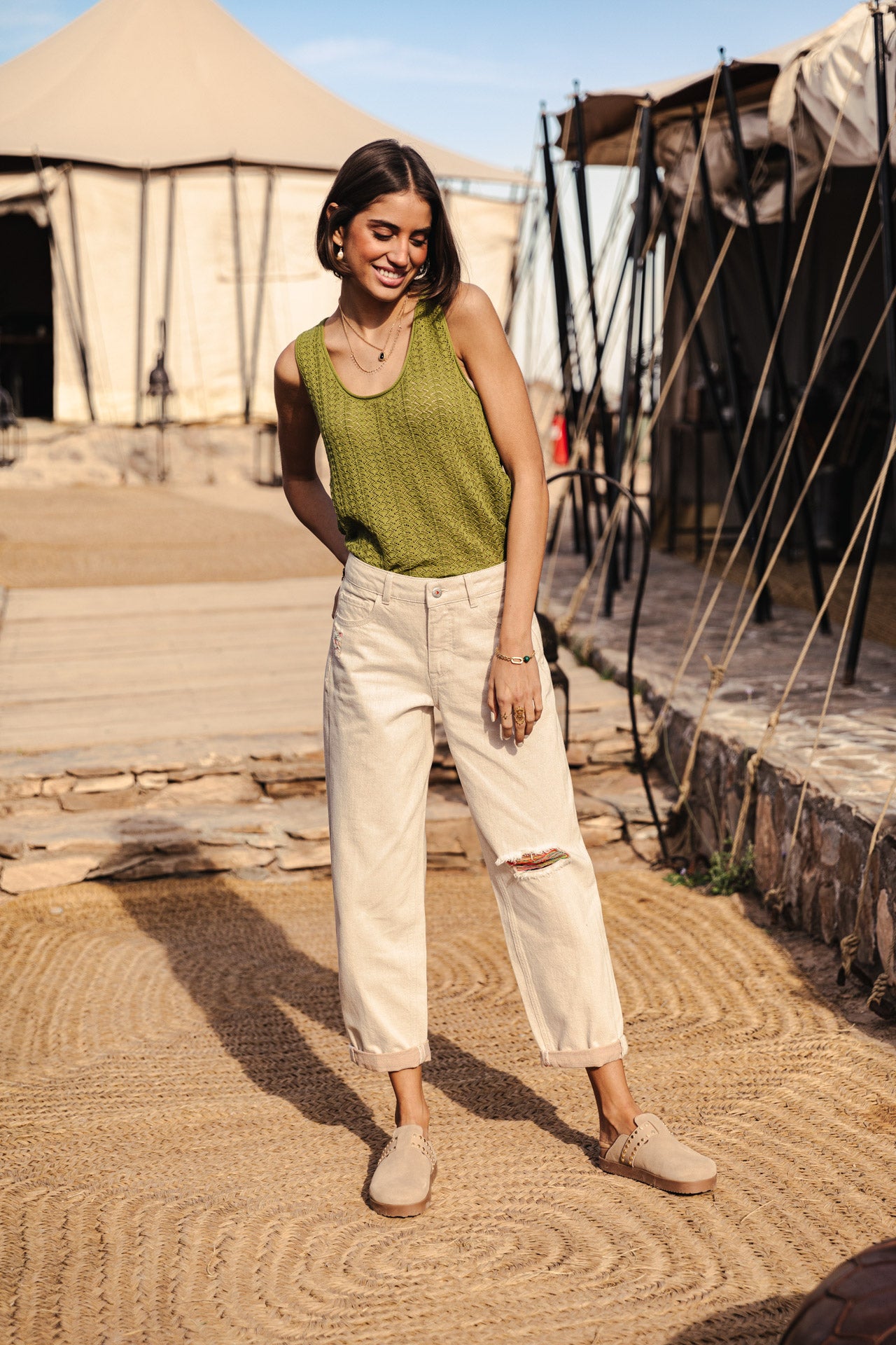 Jeans boyfriend Femme Maeva Denim bilzen | Freeman T. Porter