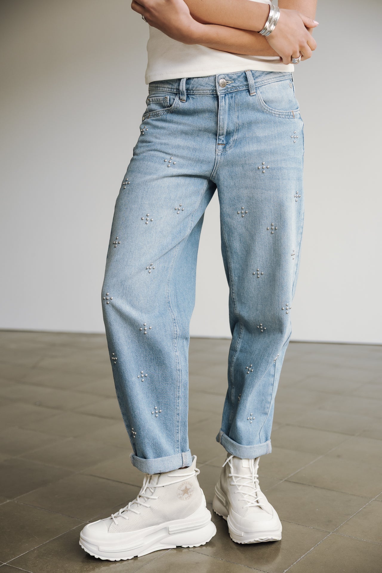 Boyfriend-Jeans Frau Maeva Denim maori | Freeman T. Porter