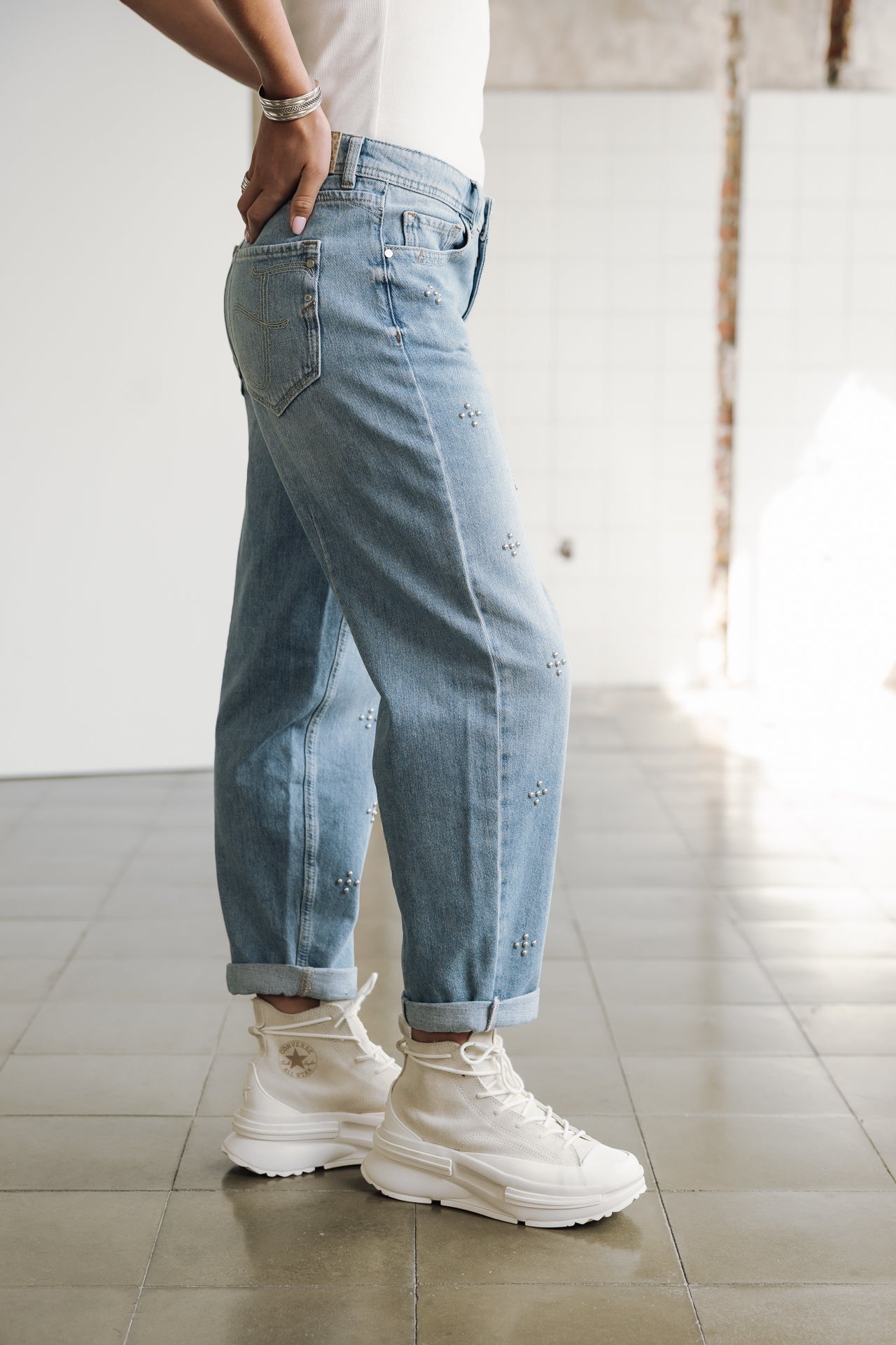 Jeans boyfriend Femme Maeva Denim maori | Freeman T. Porter
