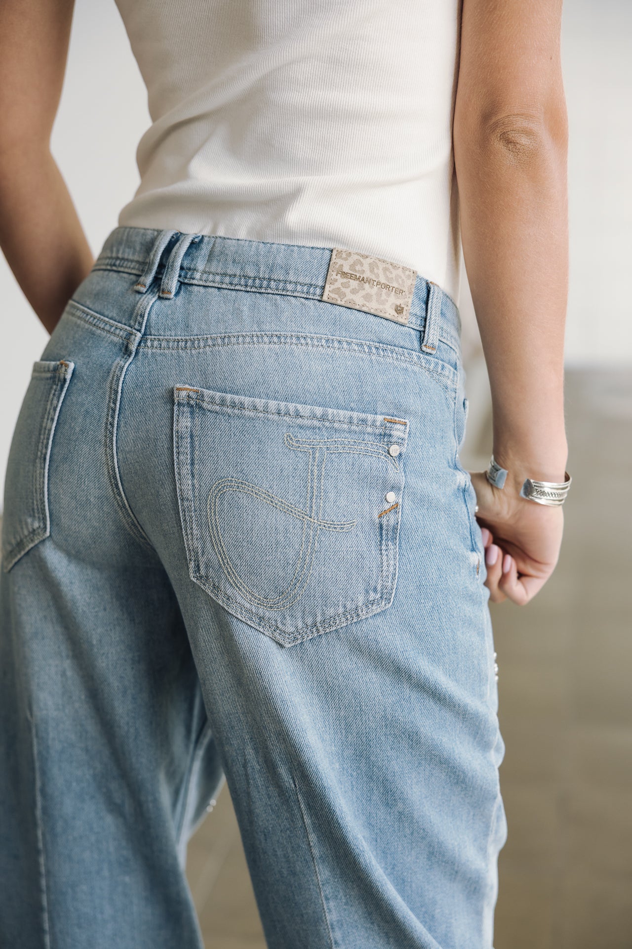 Jeans boyfriend Femme Maeva Denim maori | Freeman T. Porter