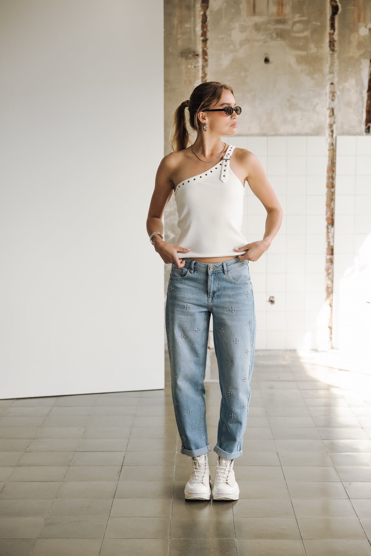 Jeans boyfriend Femme Maeva Denim maori | Freeman T. Porter