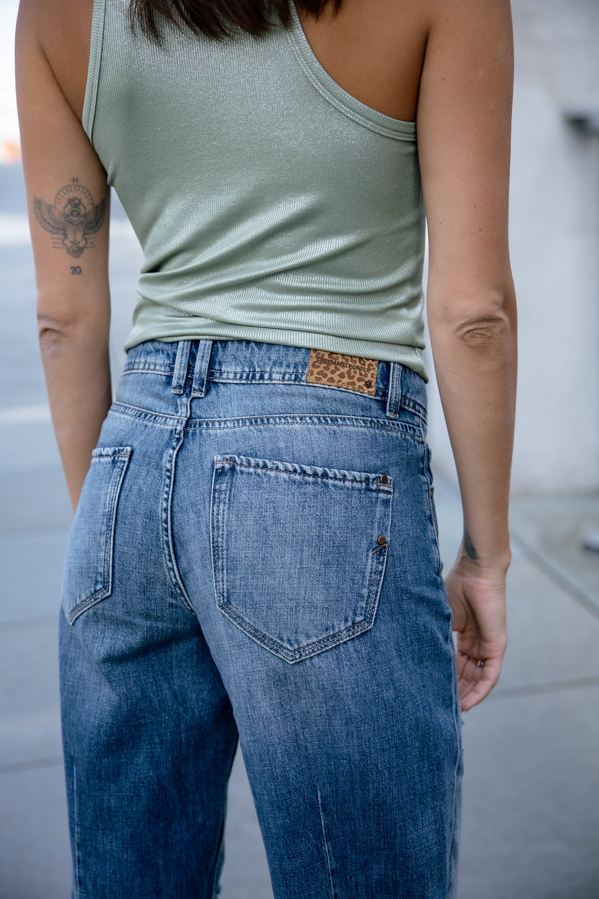 Jeans boyfriend Femme Maeva Denim barsen | Freeman T. Porter