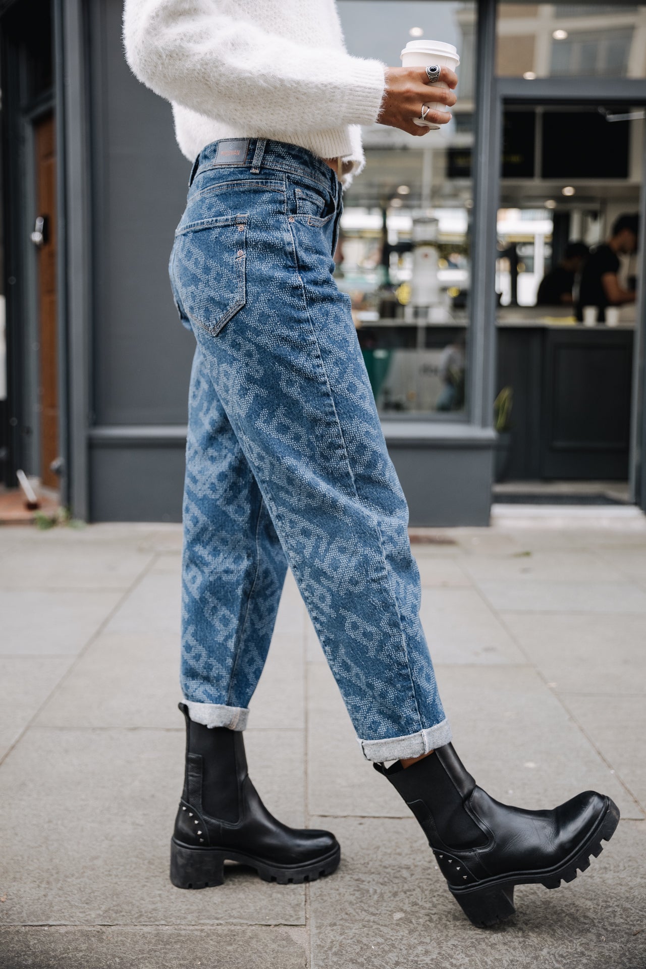 Jeans boyfriend Frau Maeva marvey pique | Freeman T. Porter