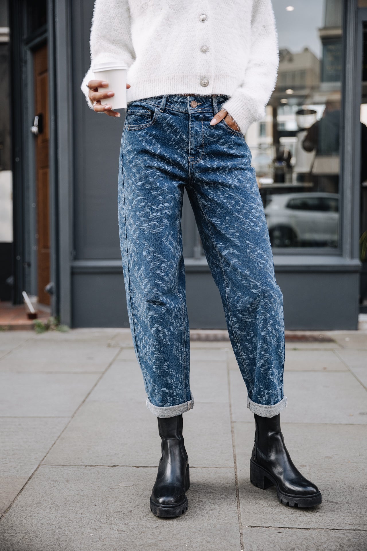 Jeans boyfriend Frau Maeva marvey pique | Freeman T. Porter