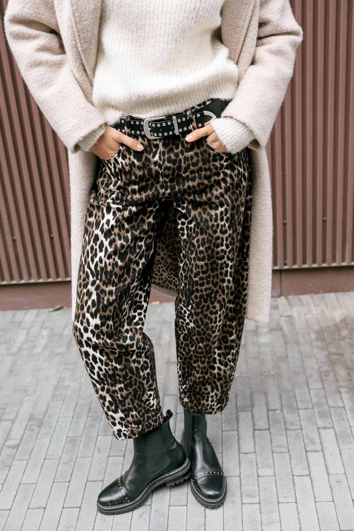 Pantalon boyfriend Femme Maeva Babito original | Freeman T. Porter