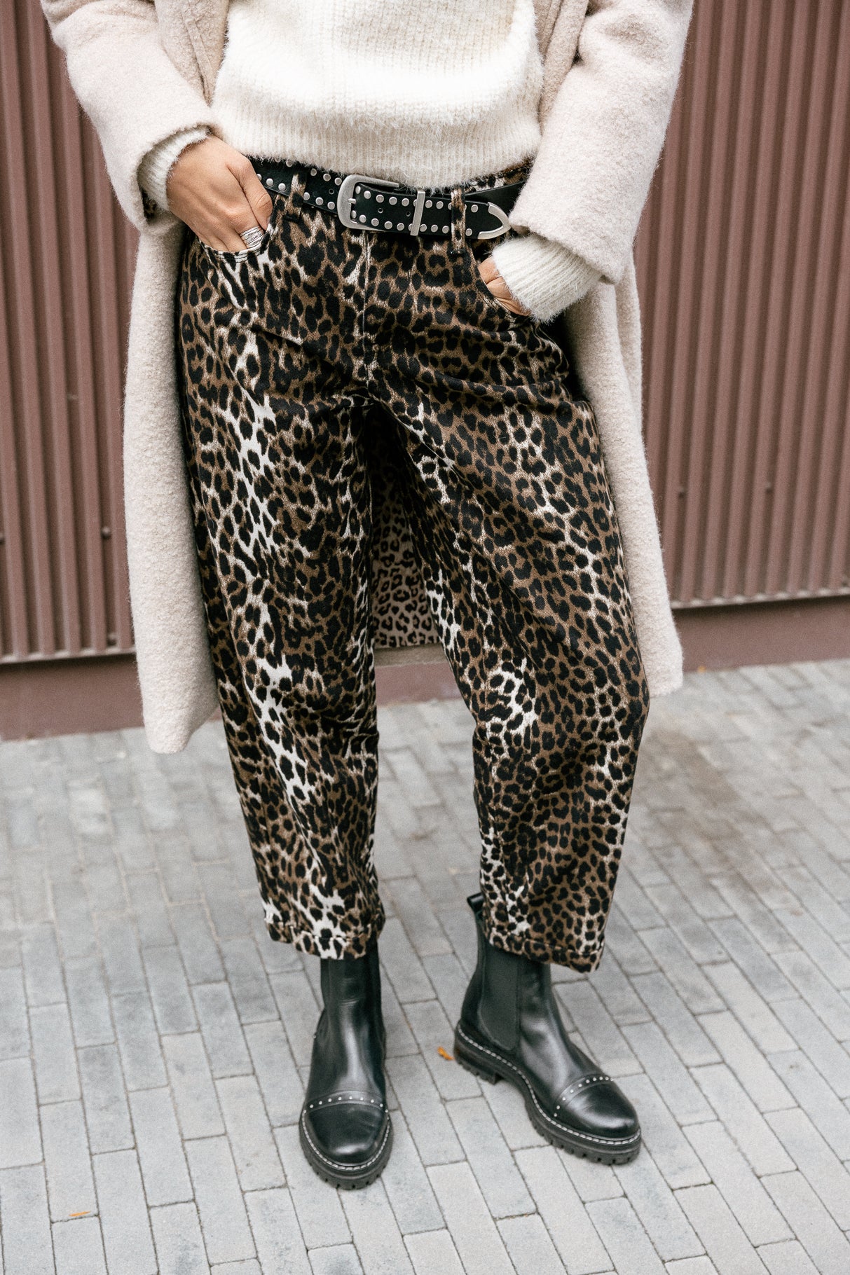Pantalon boyfriend Femme Maeva Babito original | Freeman T. Porter