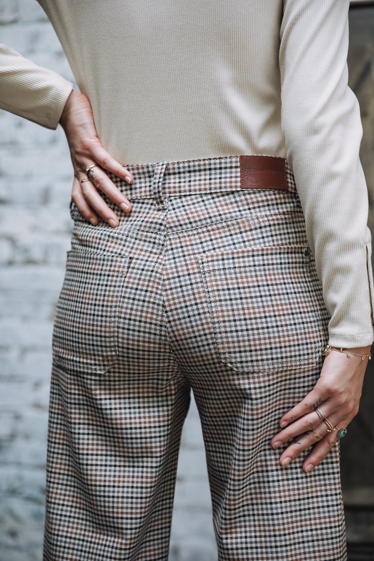 Pantalon droit worker Woman Romane Toronto original | Freeman T. Porter