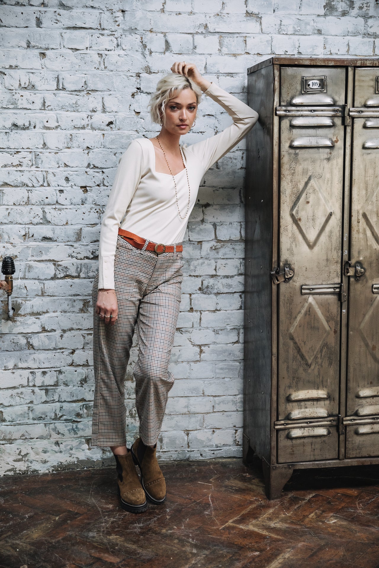 Pantalon droit worker Woman Romane Toronto original | Freeman T. Porter