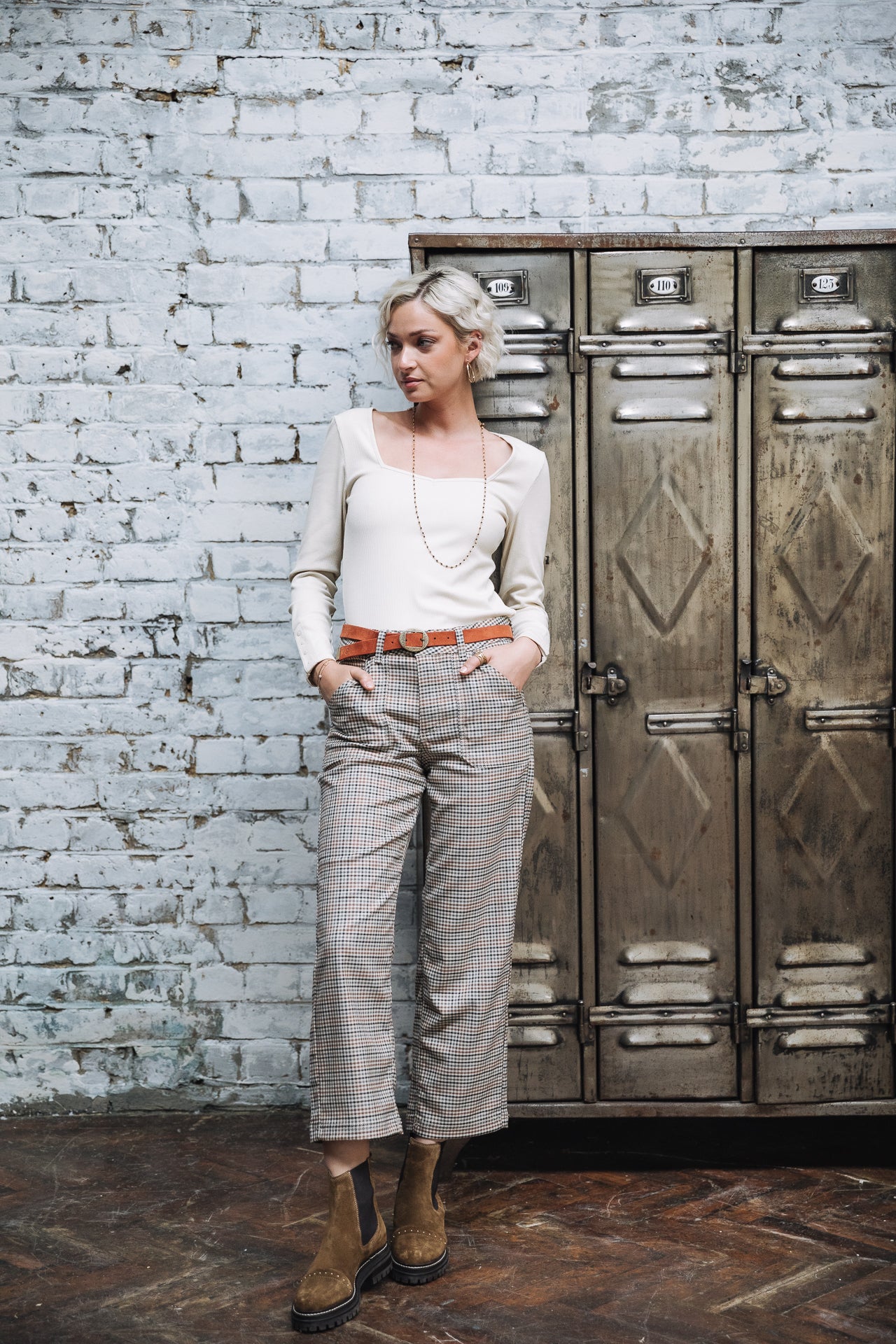 Pantalon droit worker Woman Romane Toronto original | Freeman T. Porter