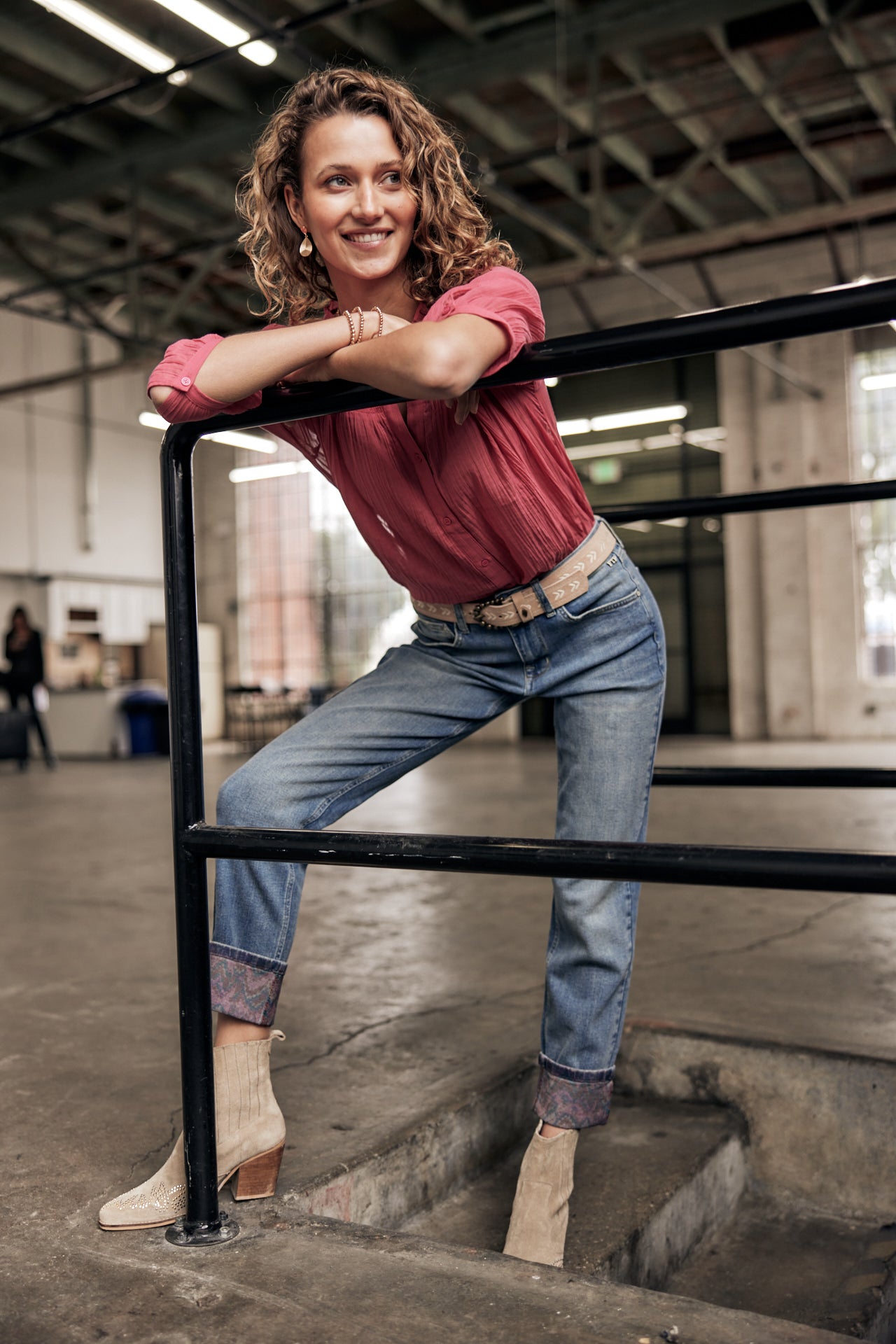 Jeans Relaxed Slim Femme Salomé pamplone | Freeman T. Porter