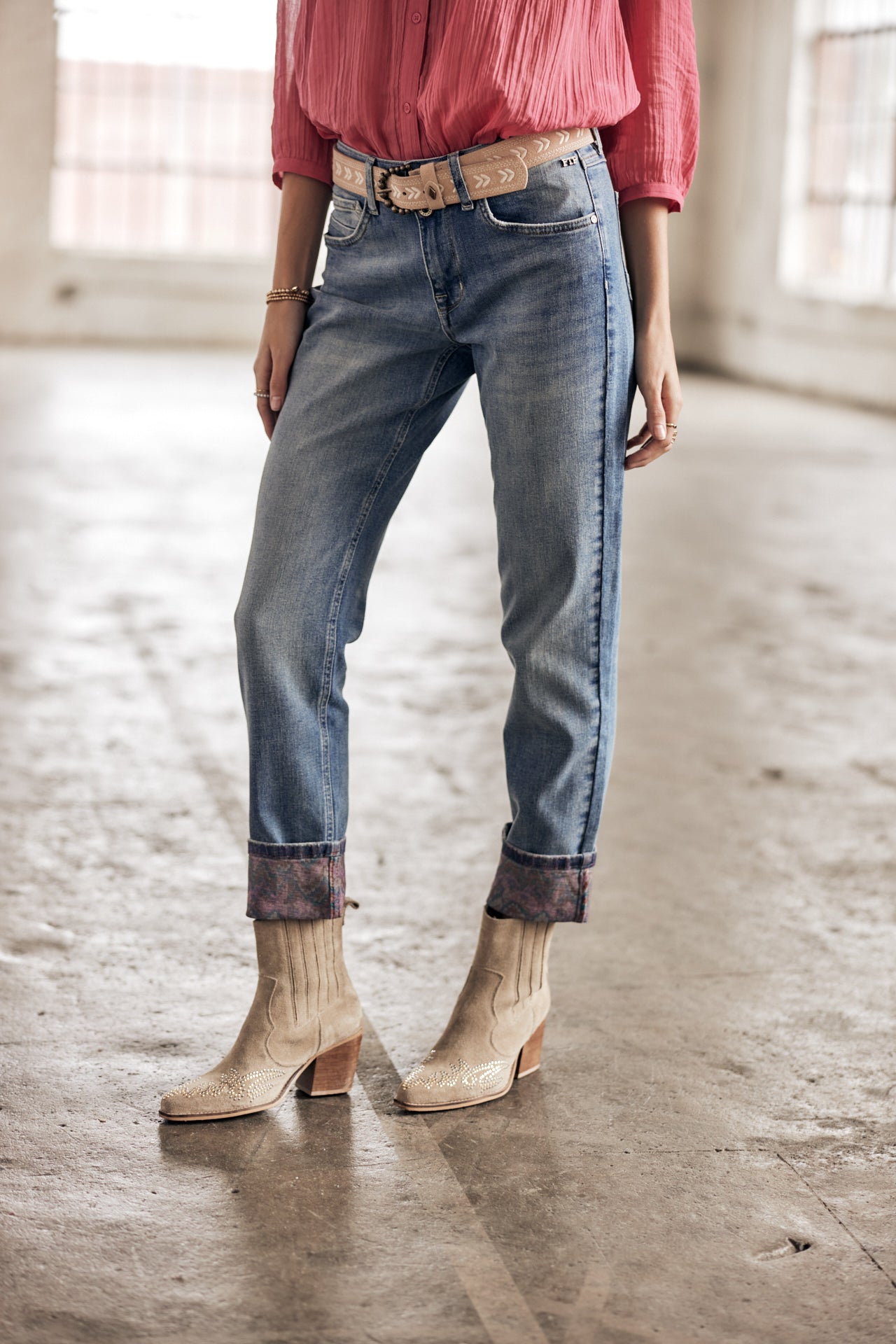 Jeans Relaxed Slim Femme Salomé pamplone | Freeman T. Porter