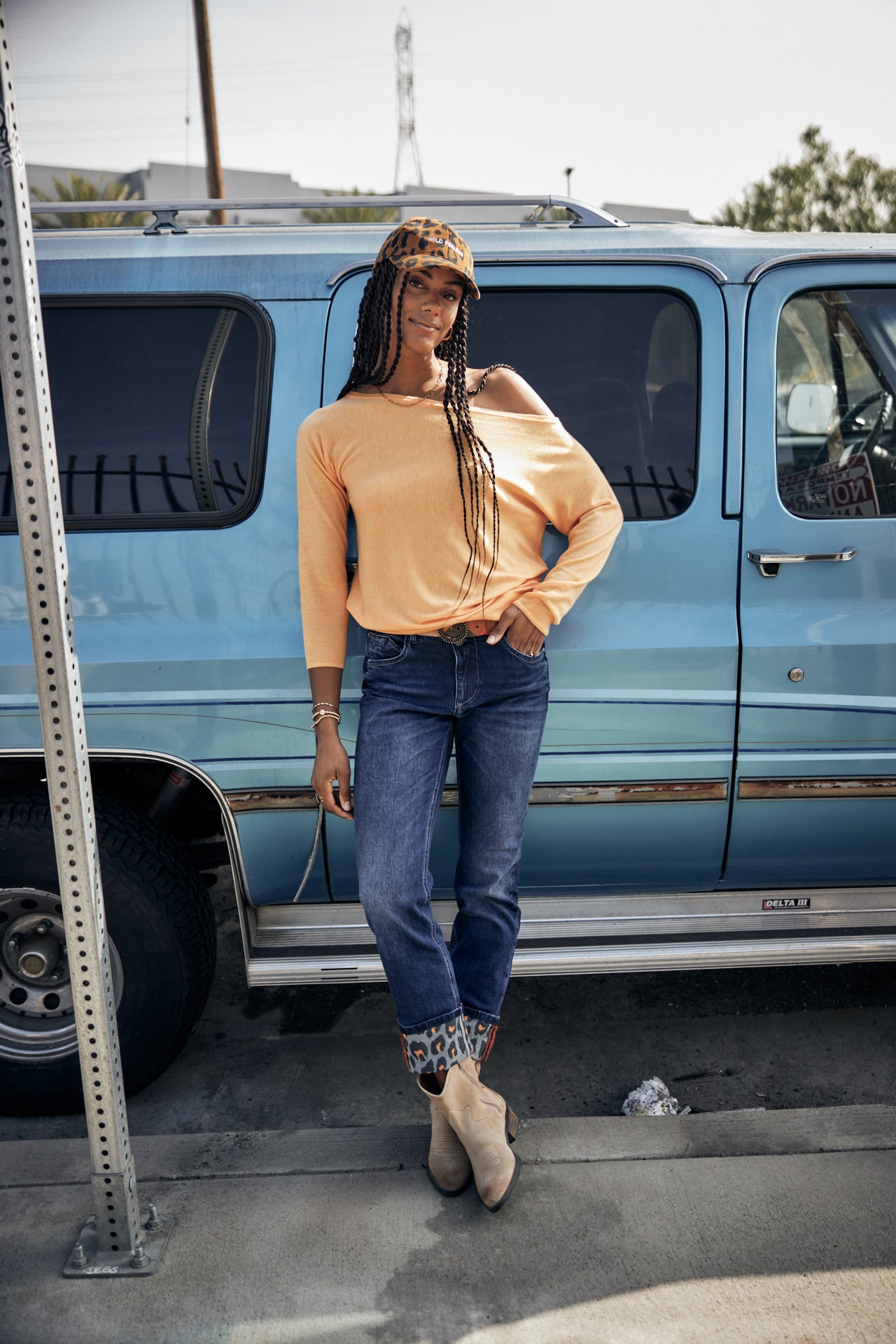 Jeans Relaxed Slim Femme Salomé sanremo dark | Freeman T. Porter